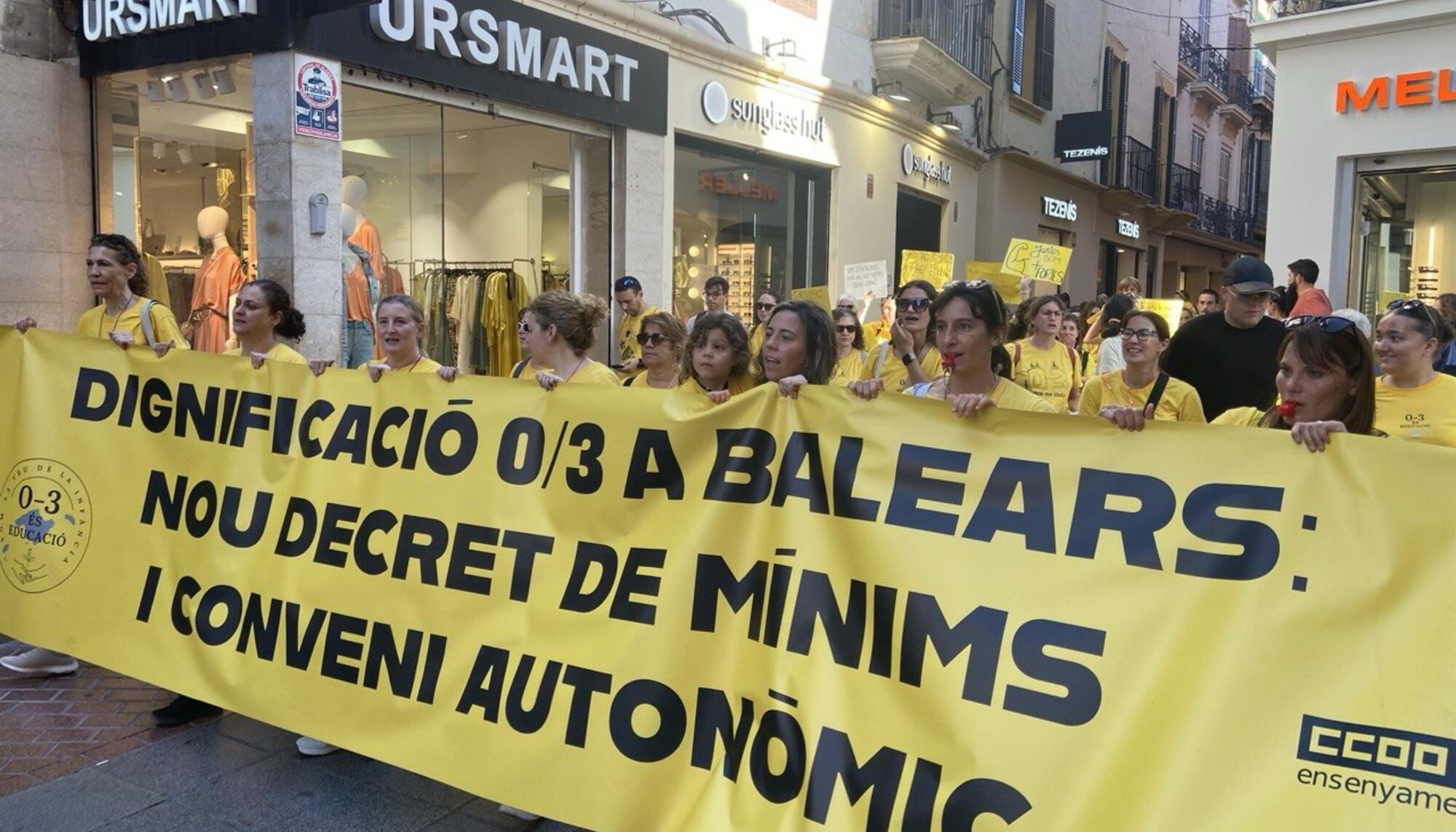 huelga educacion infantil baleares