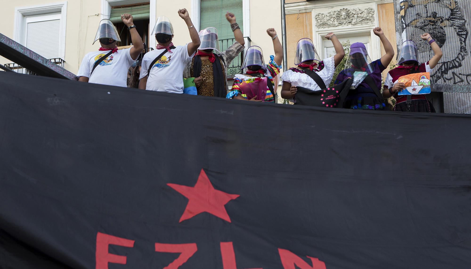Bienvenida en Madrid al escuadrón 421 del EZLN - 12