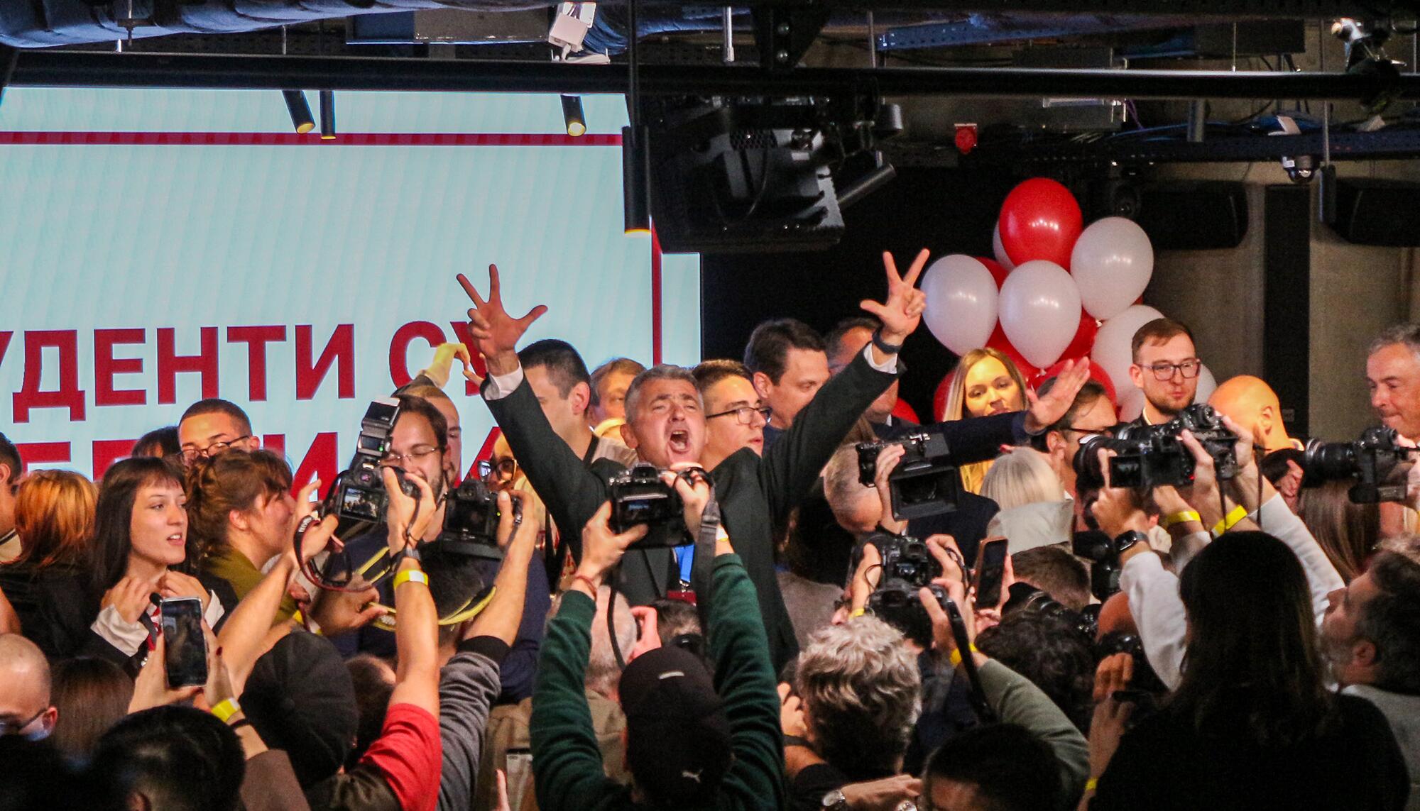 Serbia  elecciones Lista Estudiantil - 1