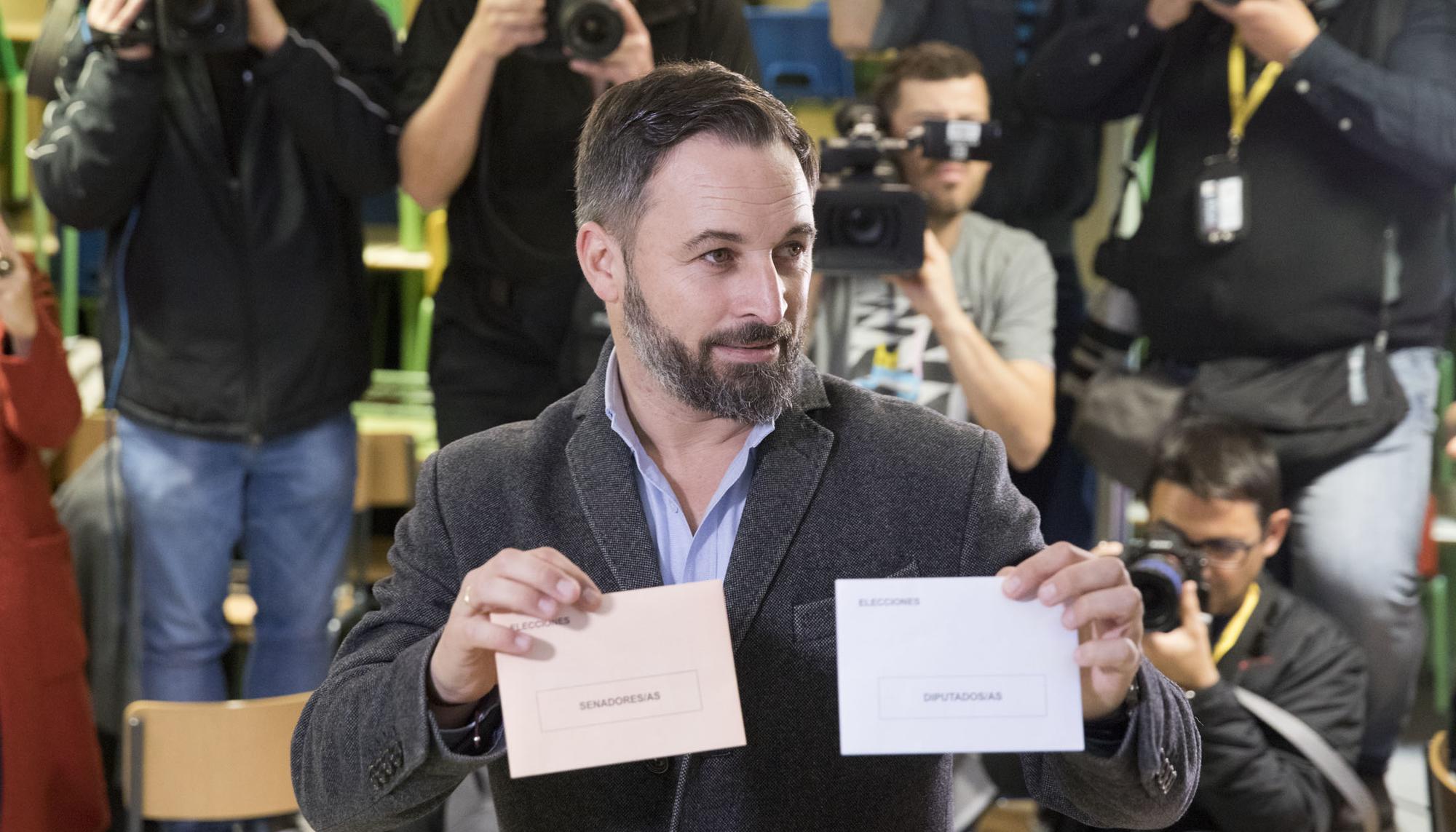 Santiago Abascal votación 10N - 3