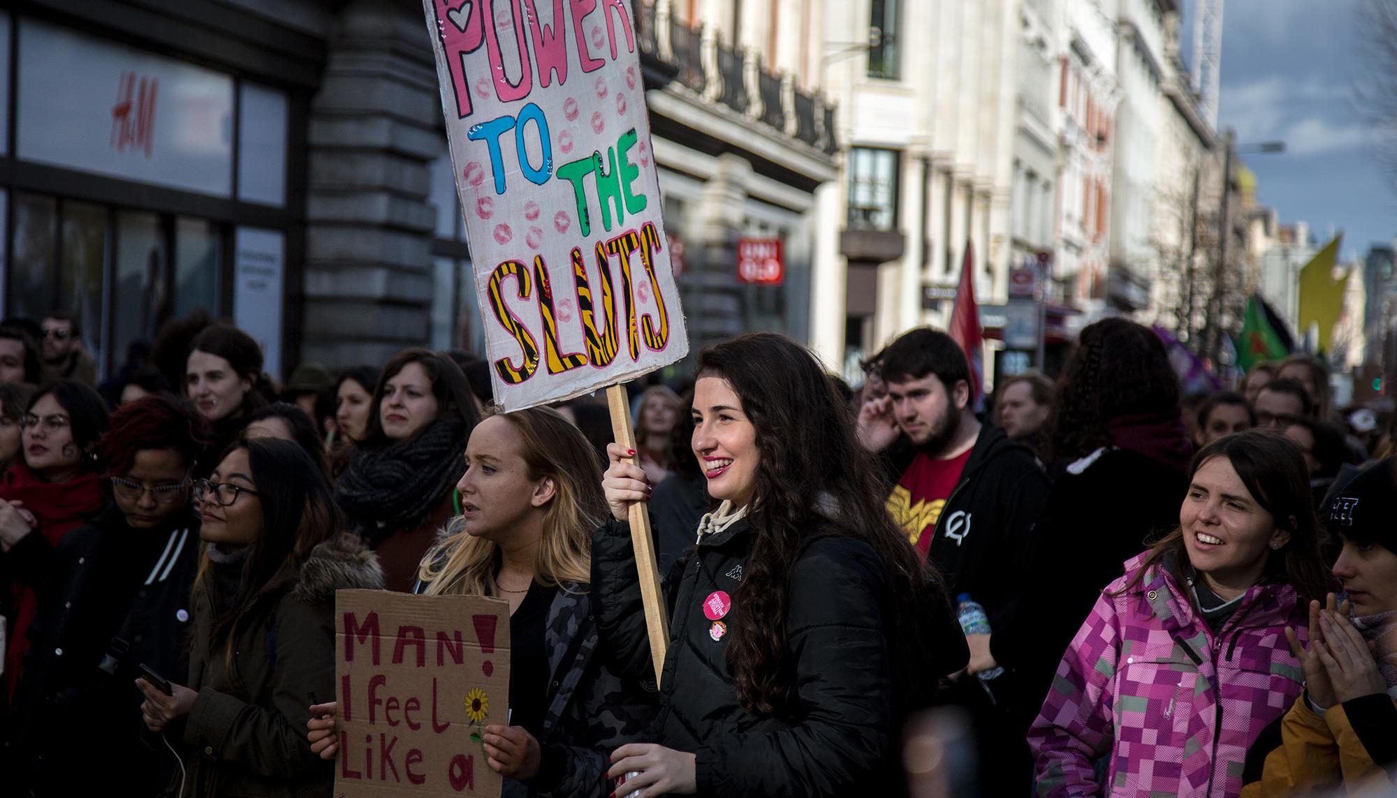 Manifestación del 8 de marzo en Londres 03