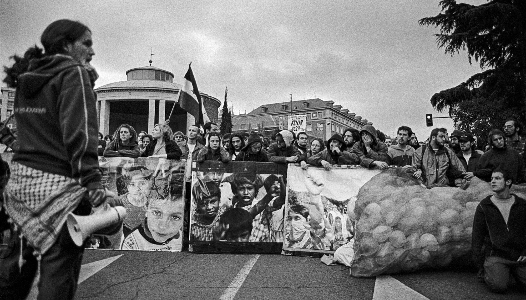 Manifestación contra la guerra en Madrid 2003