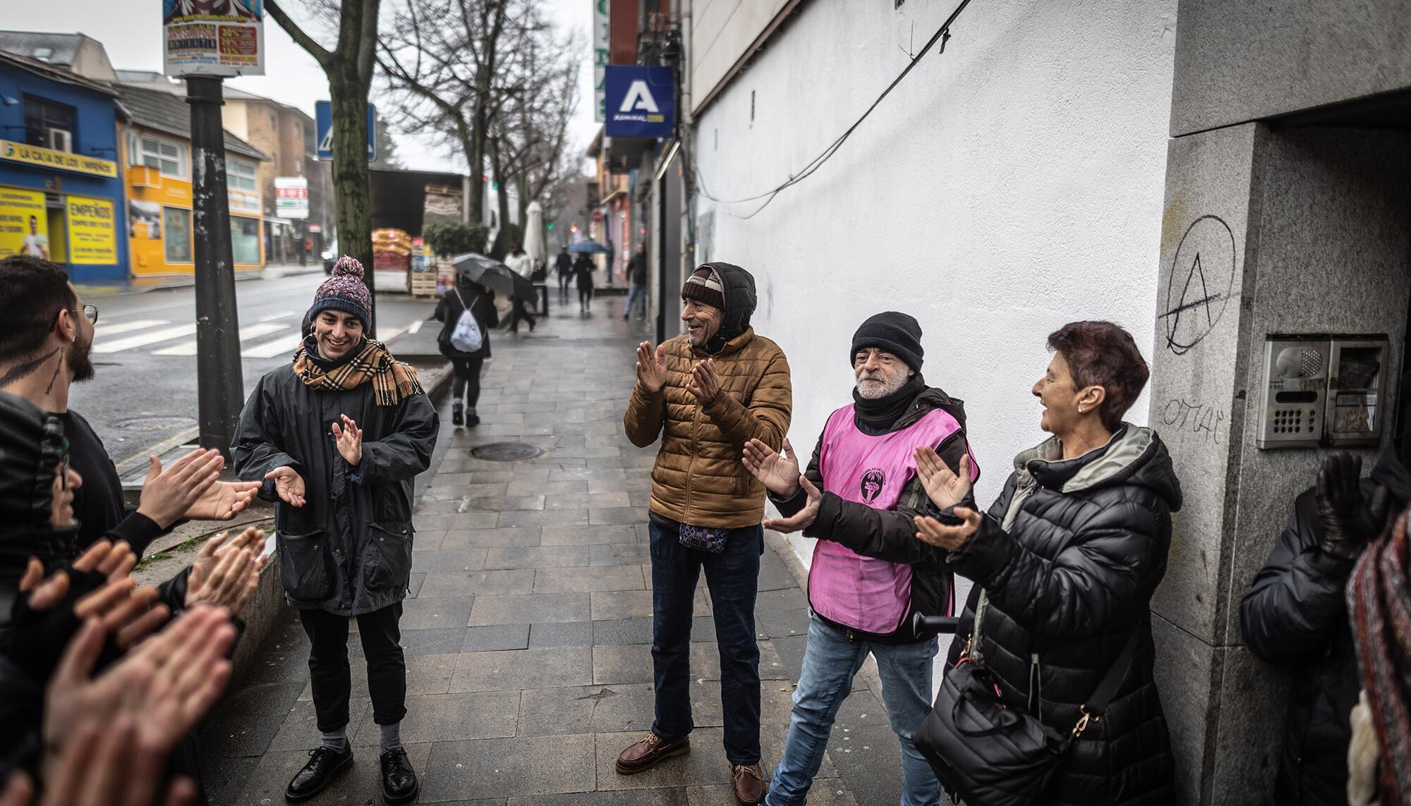 Desahucio parado Villalba calle Real 2