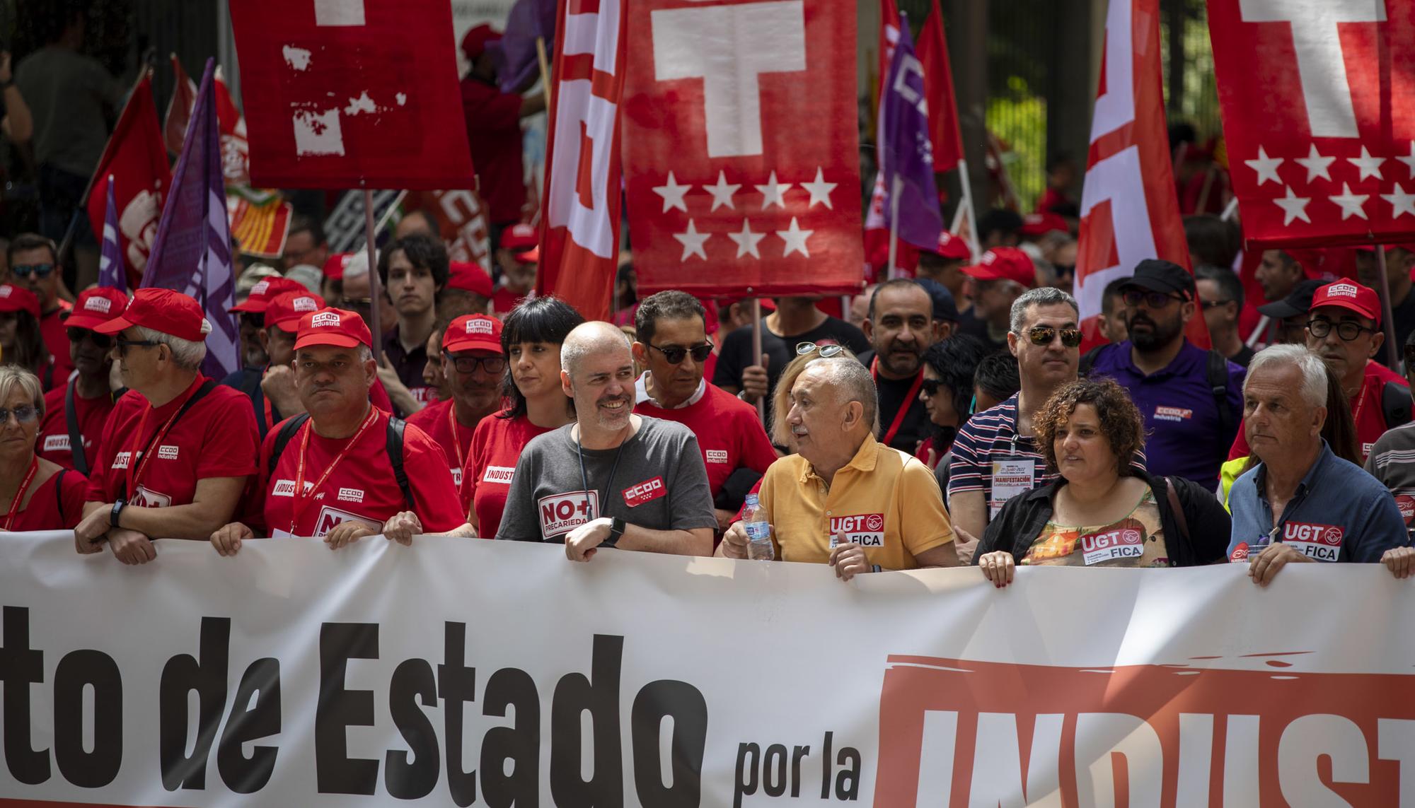 Manifestacion Sindicatos Pacto por la industria - 9