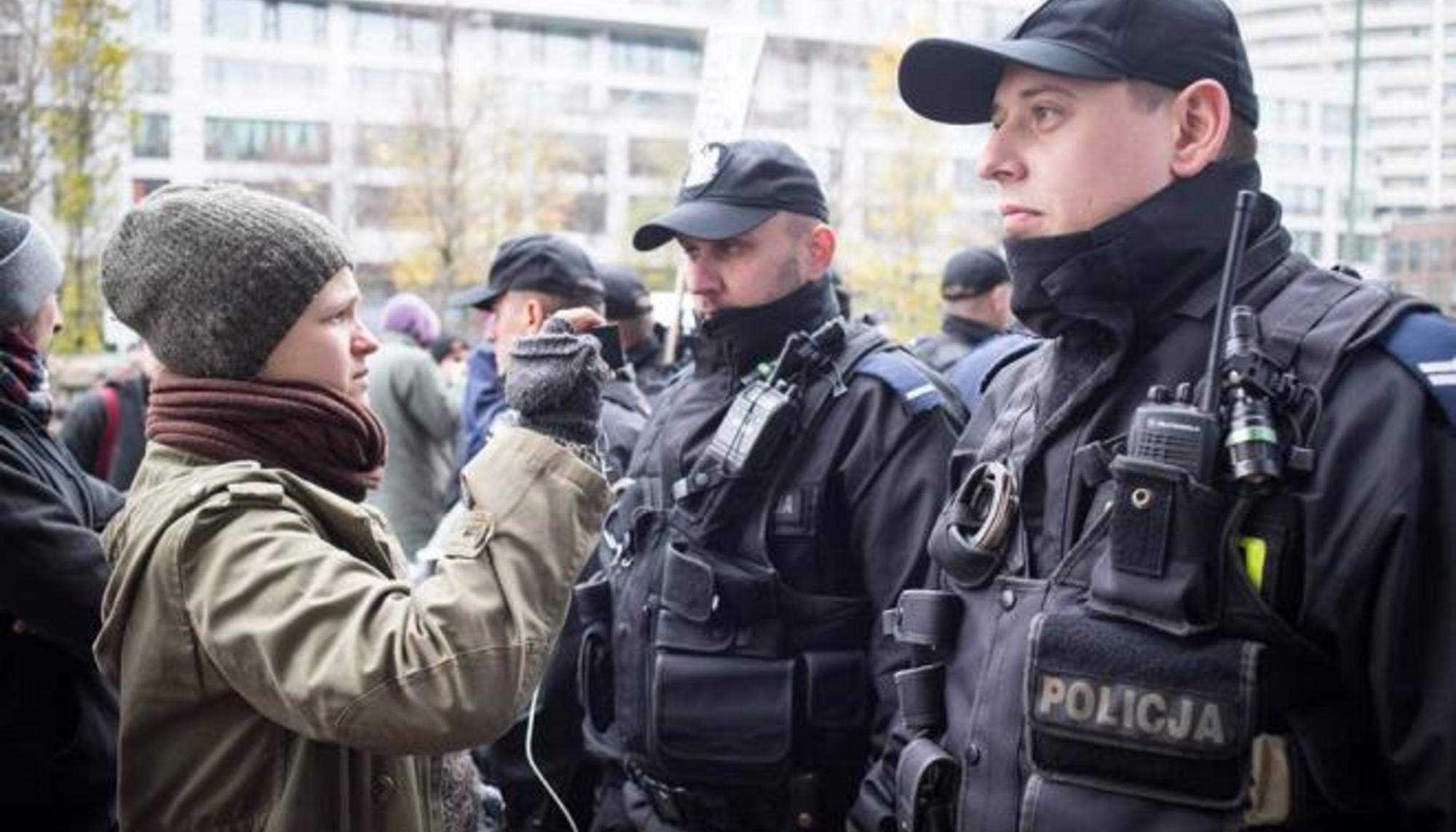 Protestas en Polonia