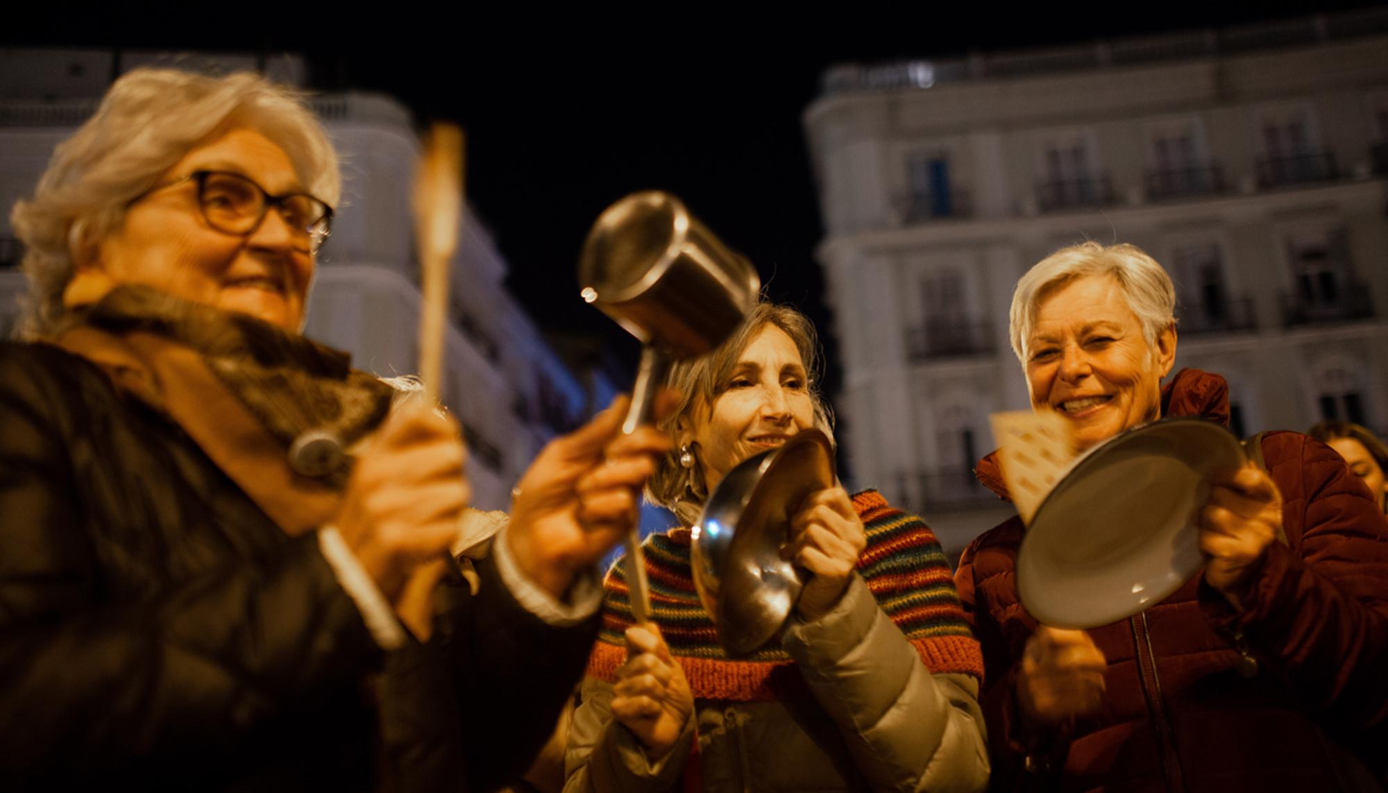 Caceralada por el 8M n la Puerta del Sol, Madrid - 10