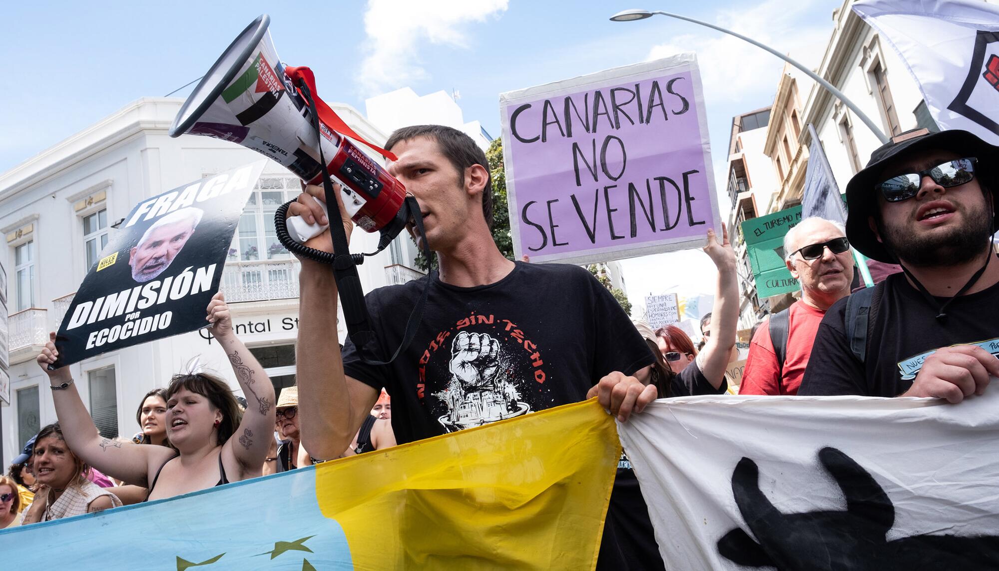 Manifestación Canarias se agota - 1