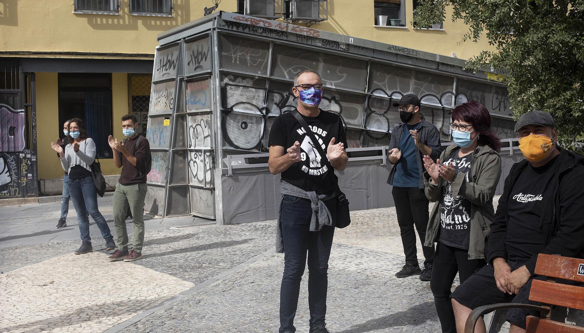 Concentraciones contra las políricas de la Comunidad de Madrid durante el covid - 1