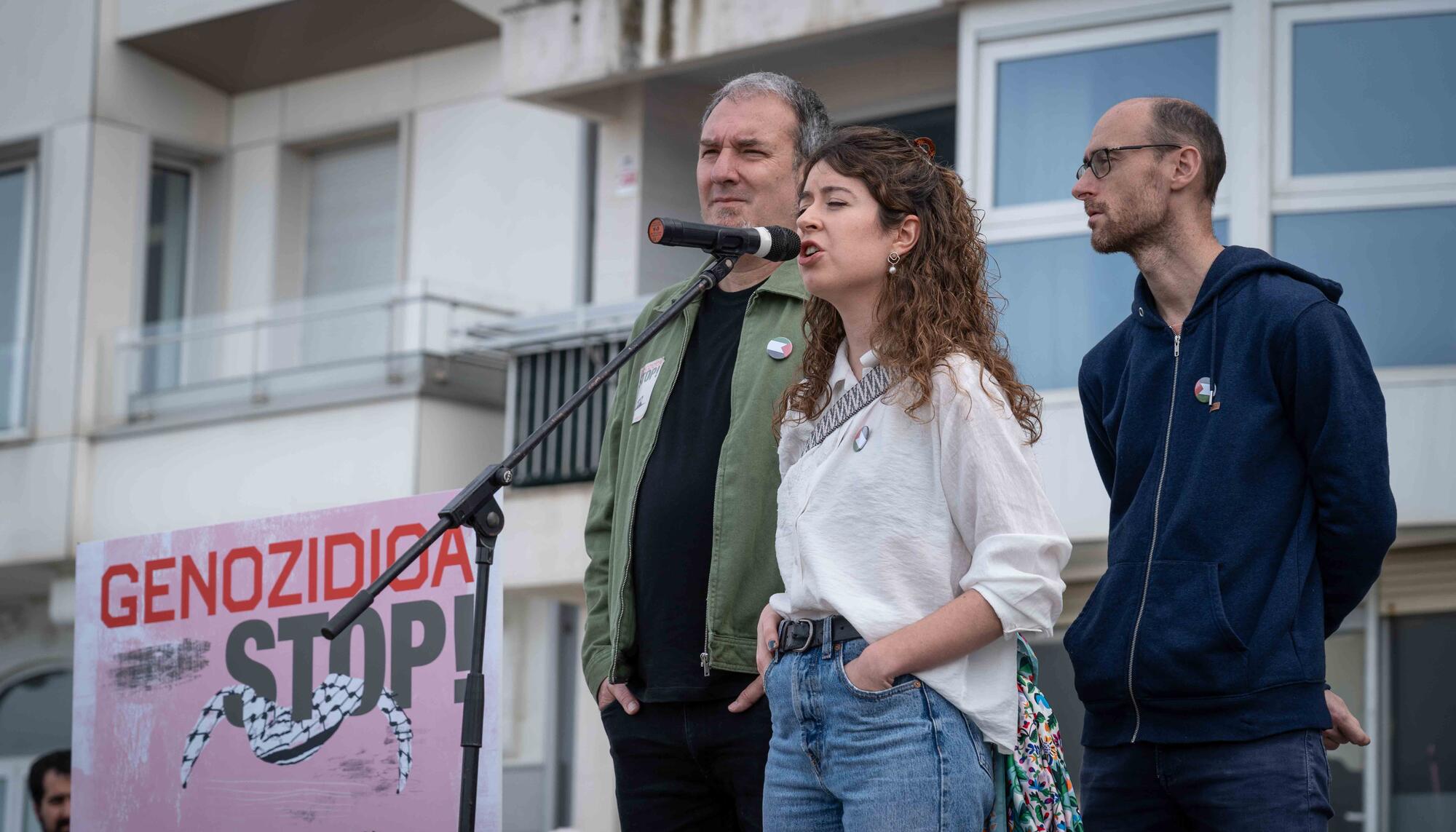 Manifestación en Donostia contra el genocidio de Israel en Palestina - 5