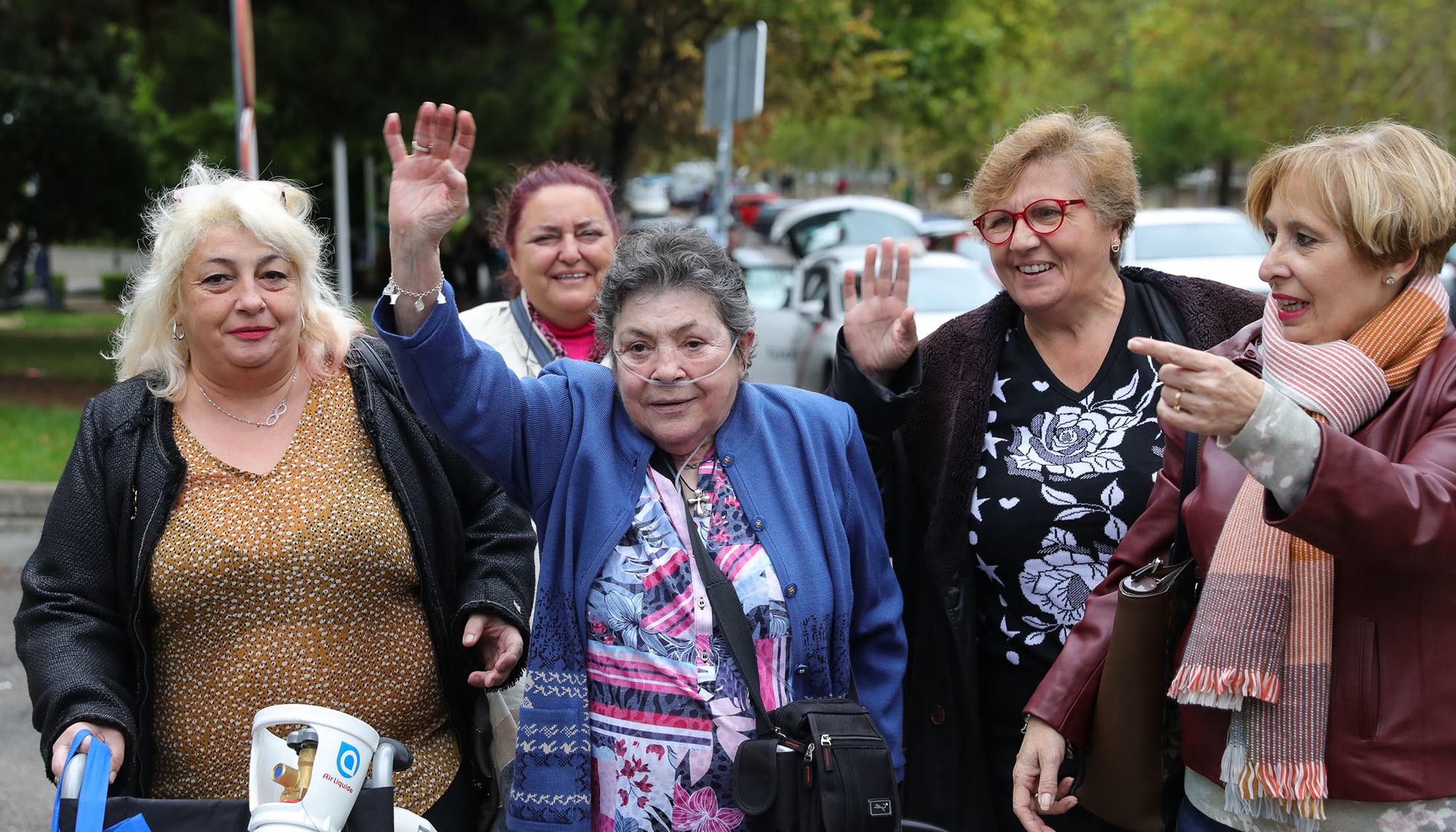 Adelina Ibáñez en el juicio