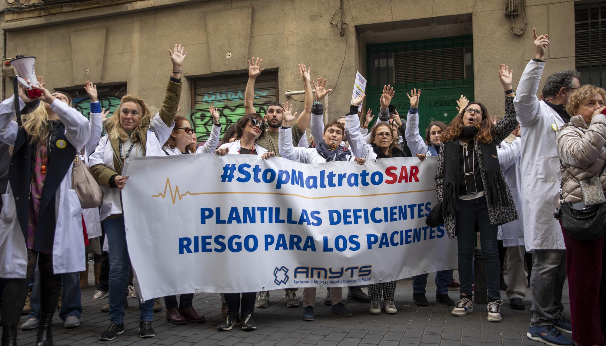 Manifestación huelga médicos primaria - 7