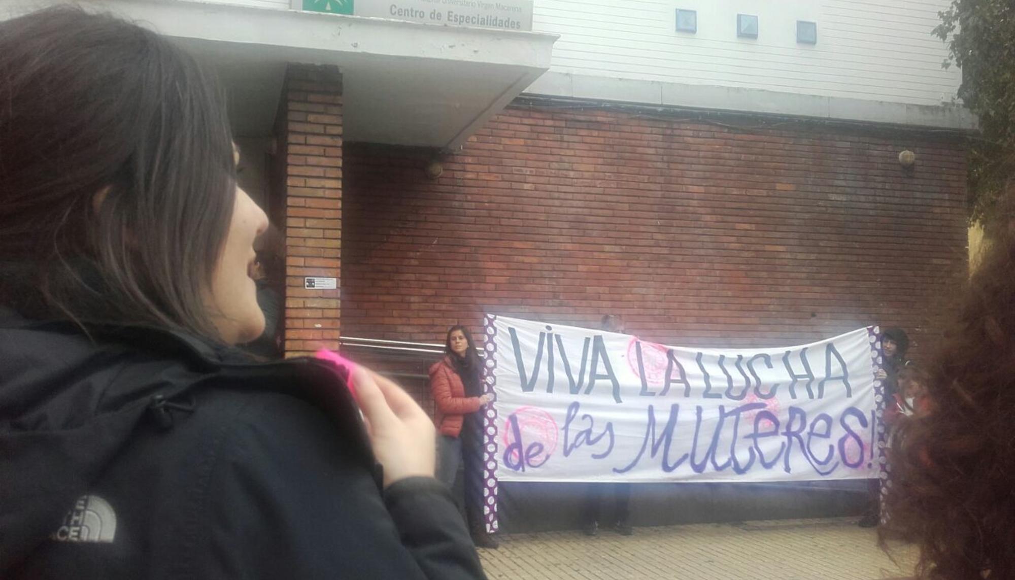Piquete en Sevilla 8M