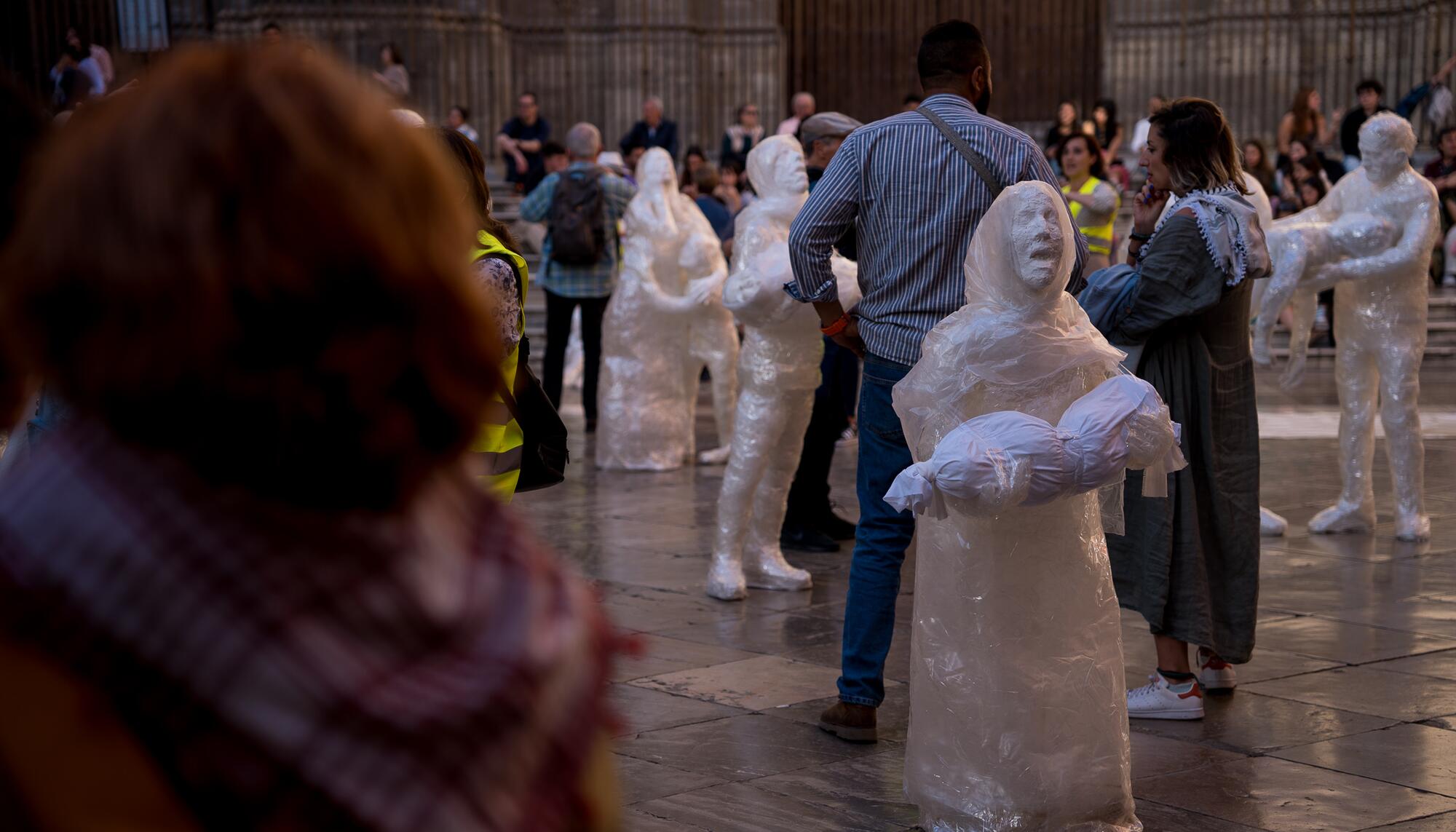 Instalación artística palestina 3