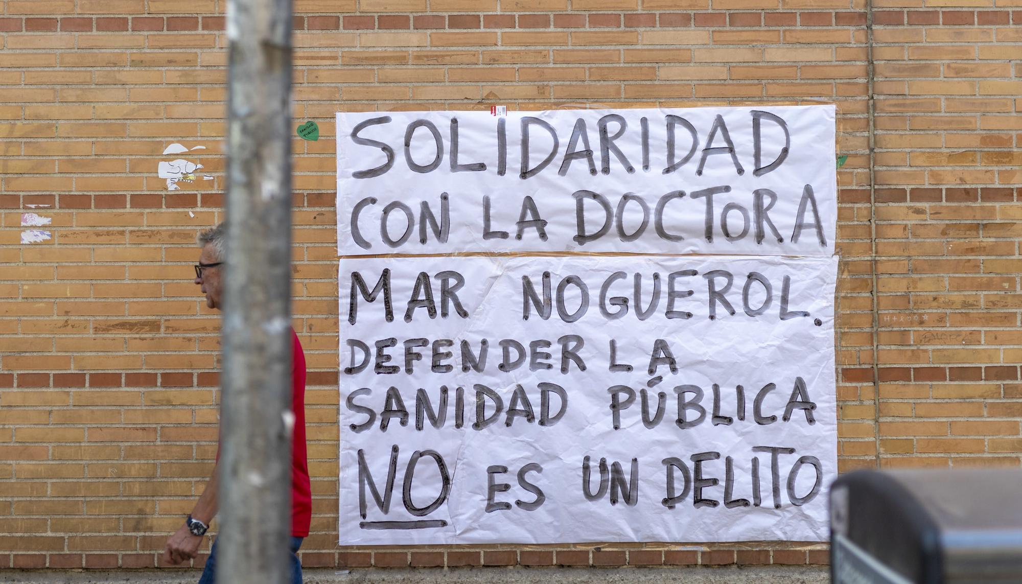 Pancarta Mar Noguerol Centro de salud G Ricardos 3