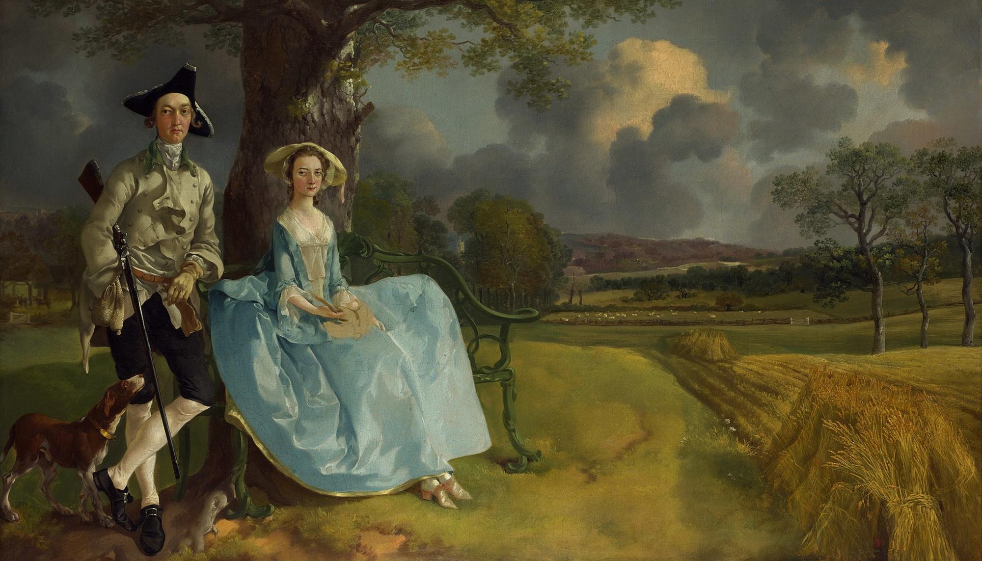 "Mr and Mrs Andrews", de Thomas Gainsborough (1750).