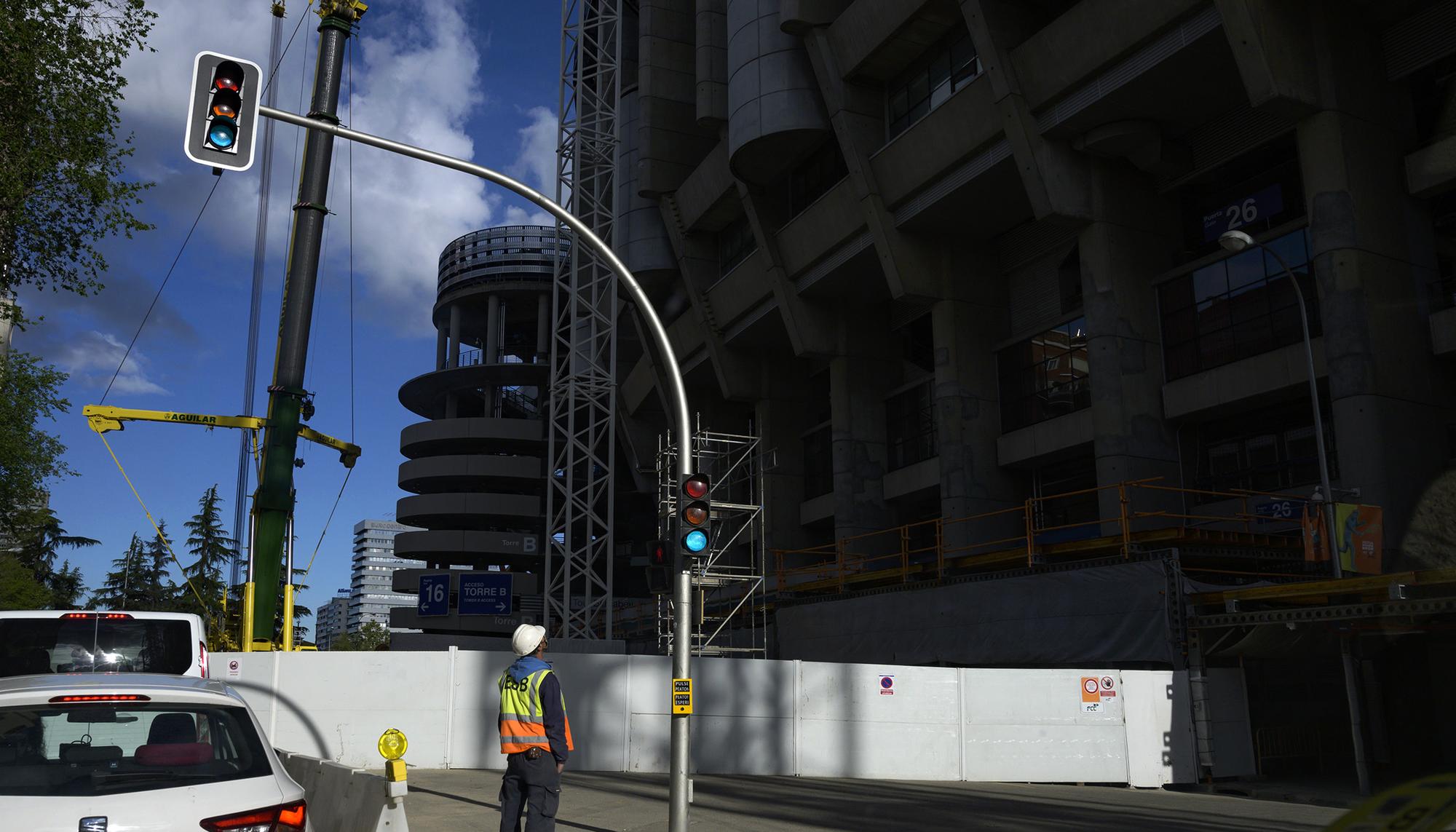 Obras en el Santiago Bernabeu