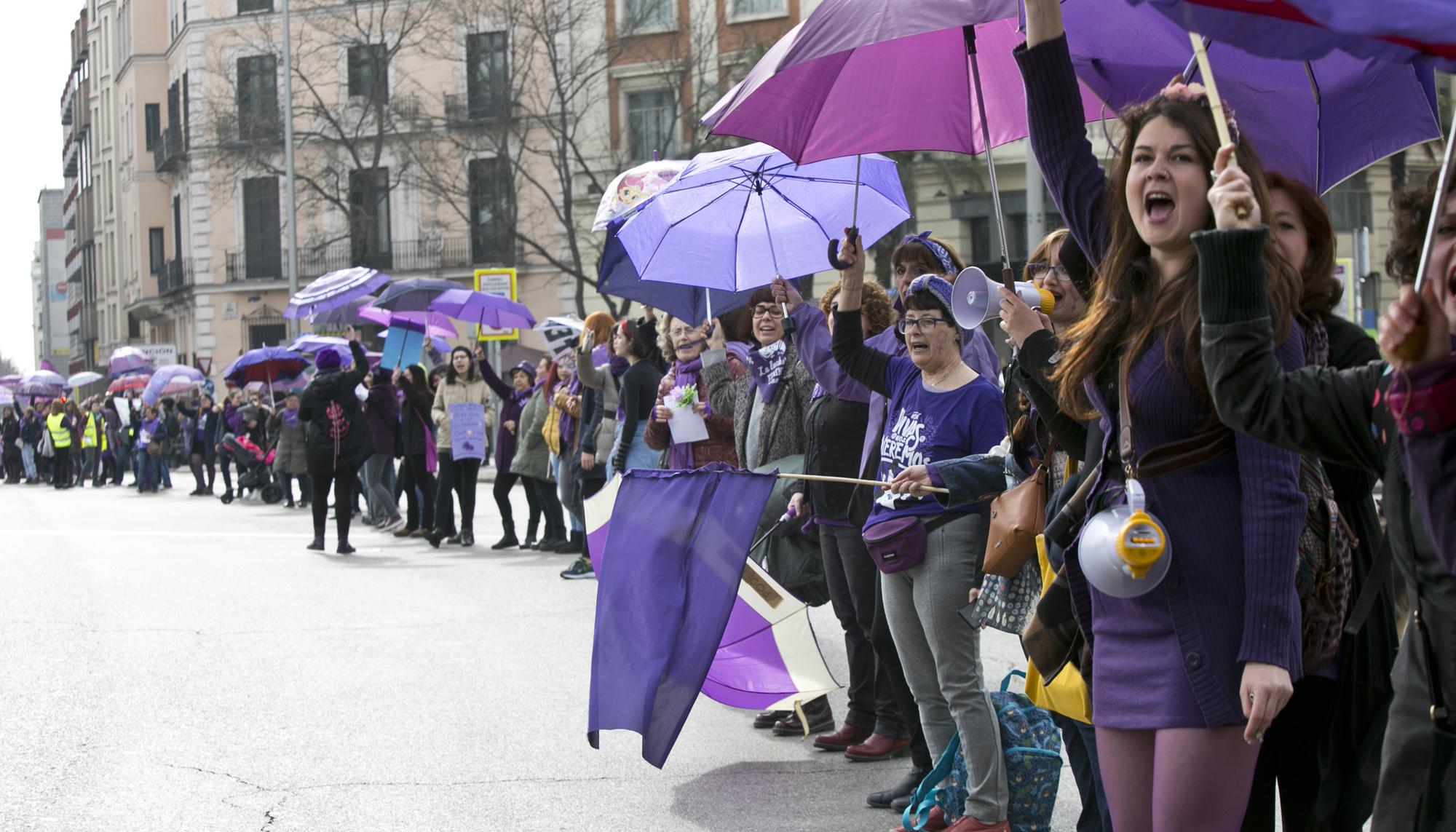 Cadena feminista 8F Madrid - 3