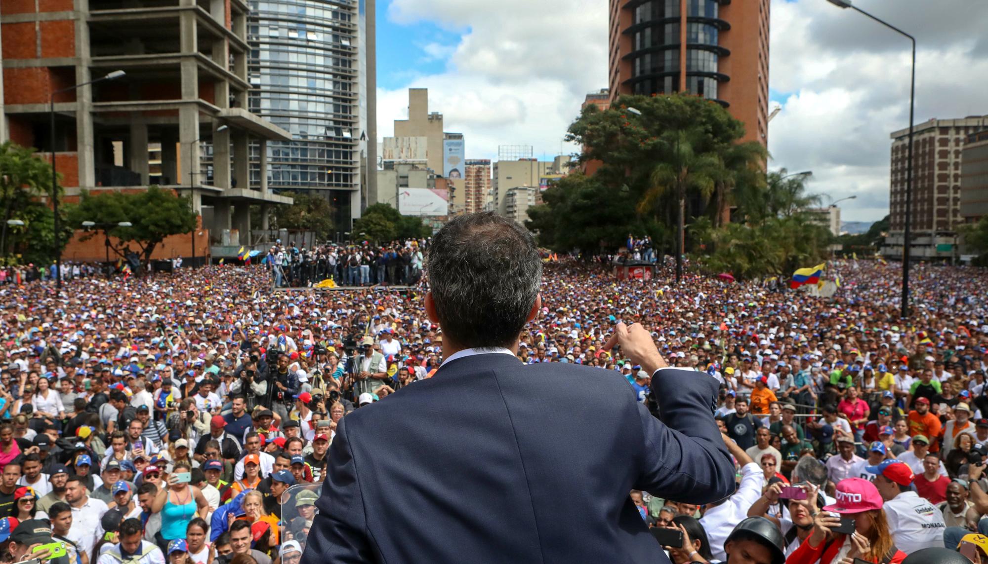 23 de enero Guaido Caracas golpe