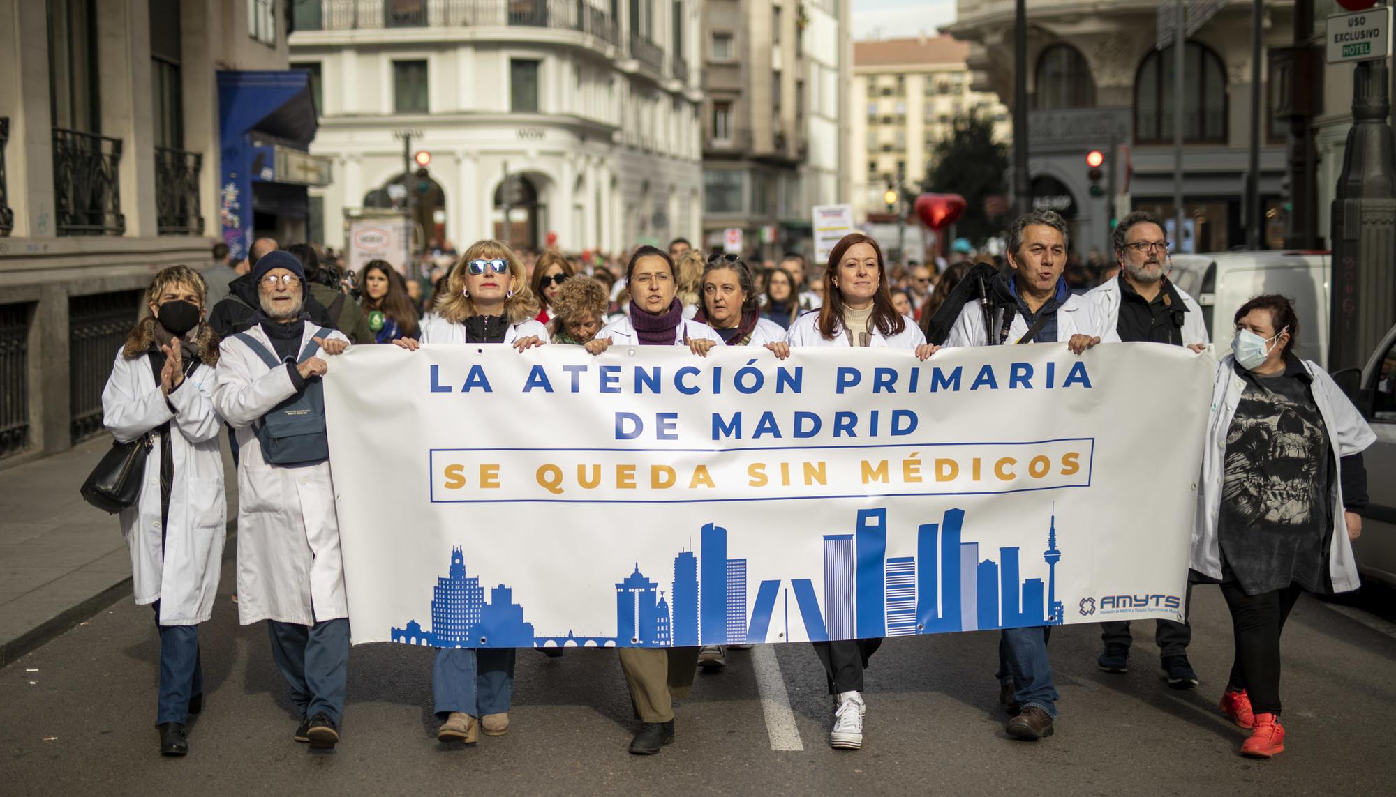 Manifestación huelga médicos primaria - 6