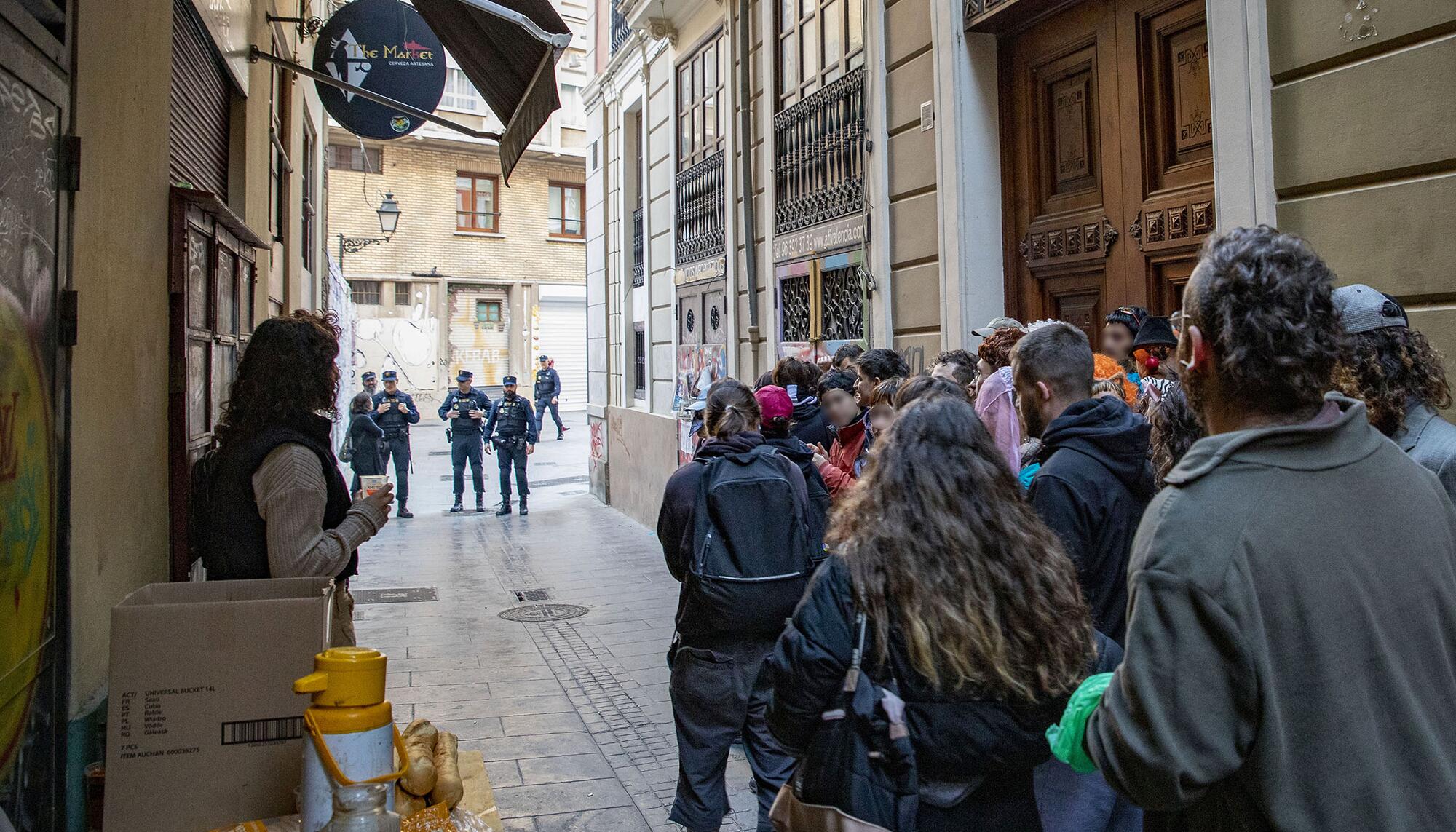 Desalojo Centro Social Valencia - 2
