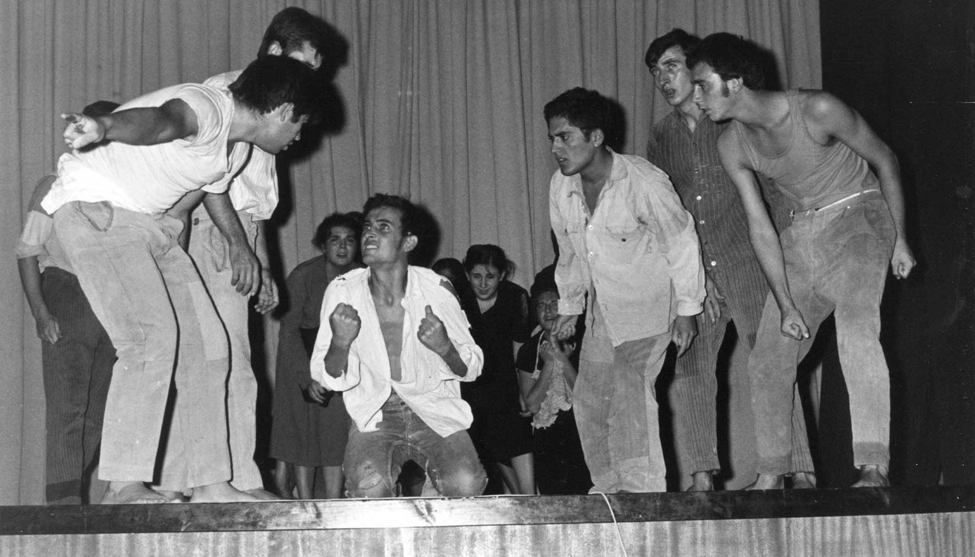 Representación de ‘Oratorio’ en 1969