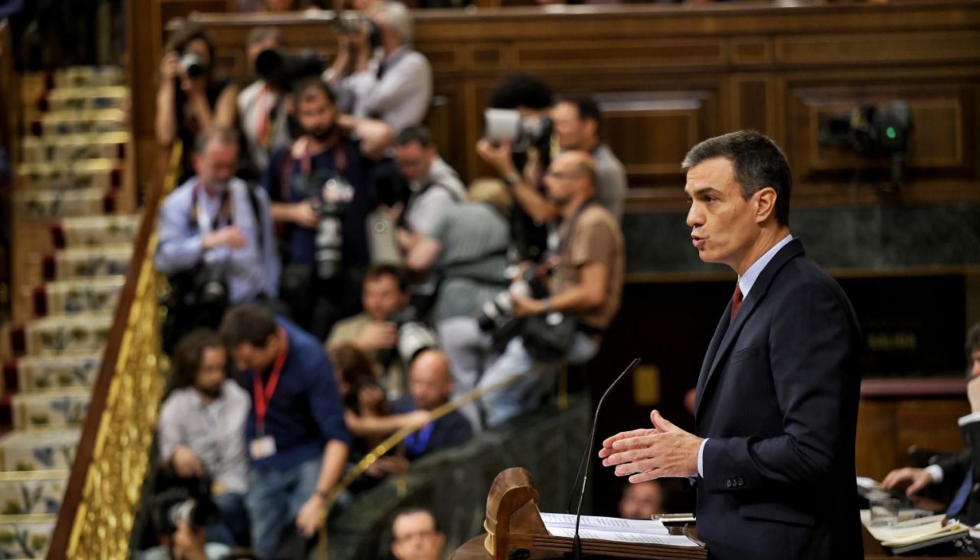 Sánchez sesión debate investidura