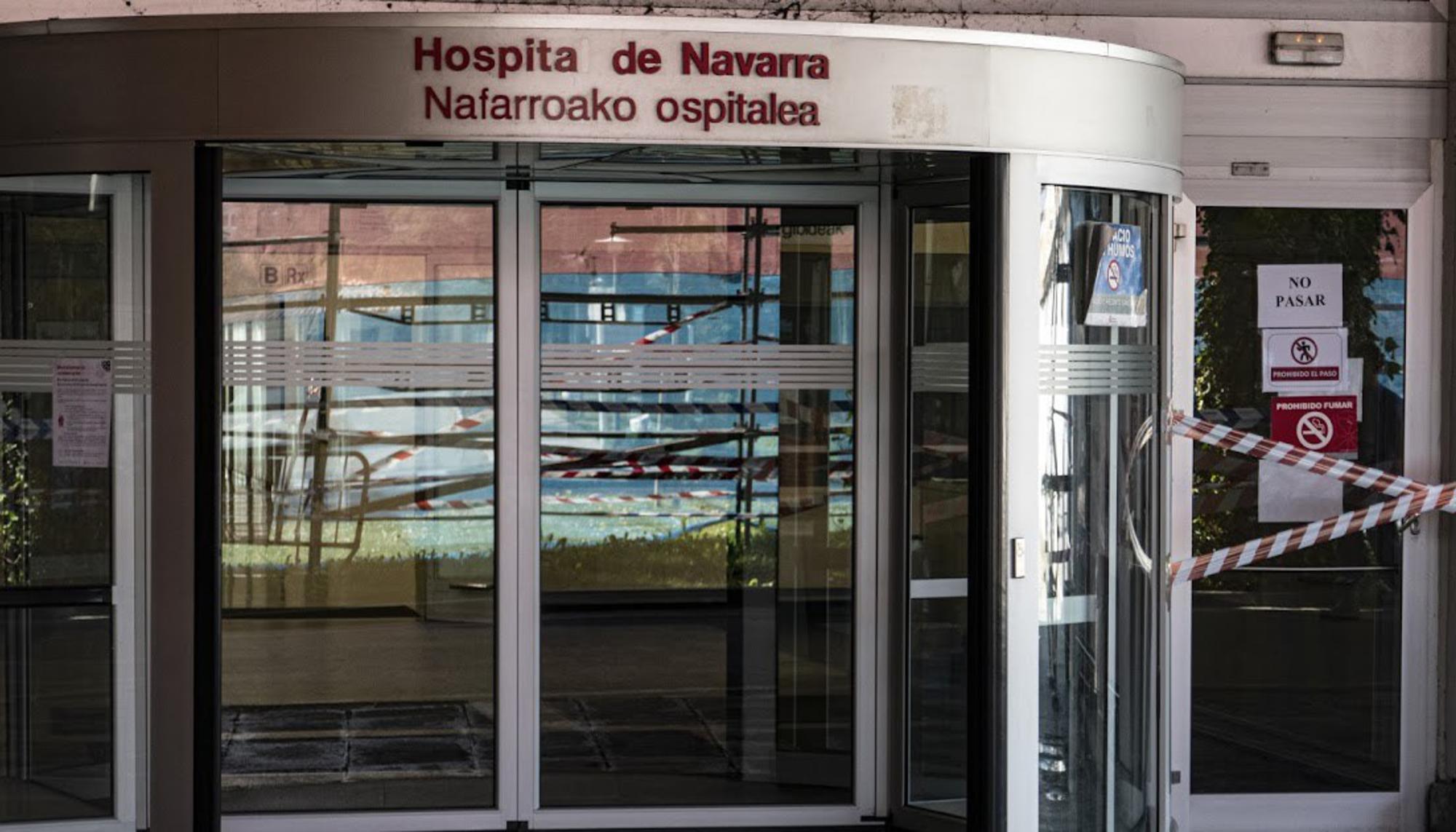 Entrada del Hospital de Navarra