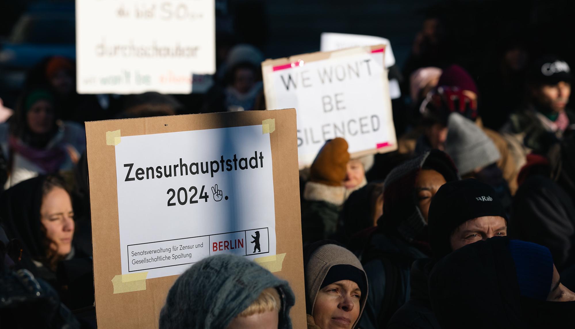 Palestina movilización artistas en Berlín