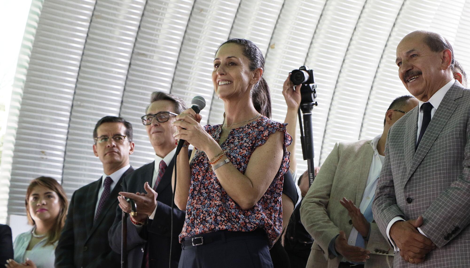  Claudia Sheinbaum, en mayo de 2019 en su cargo de jefa de Gobierno de la Ciudad de México.