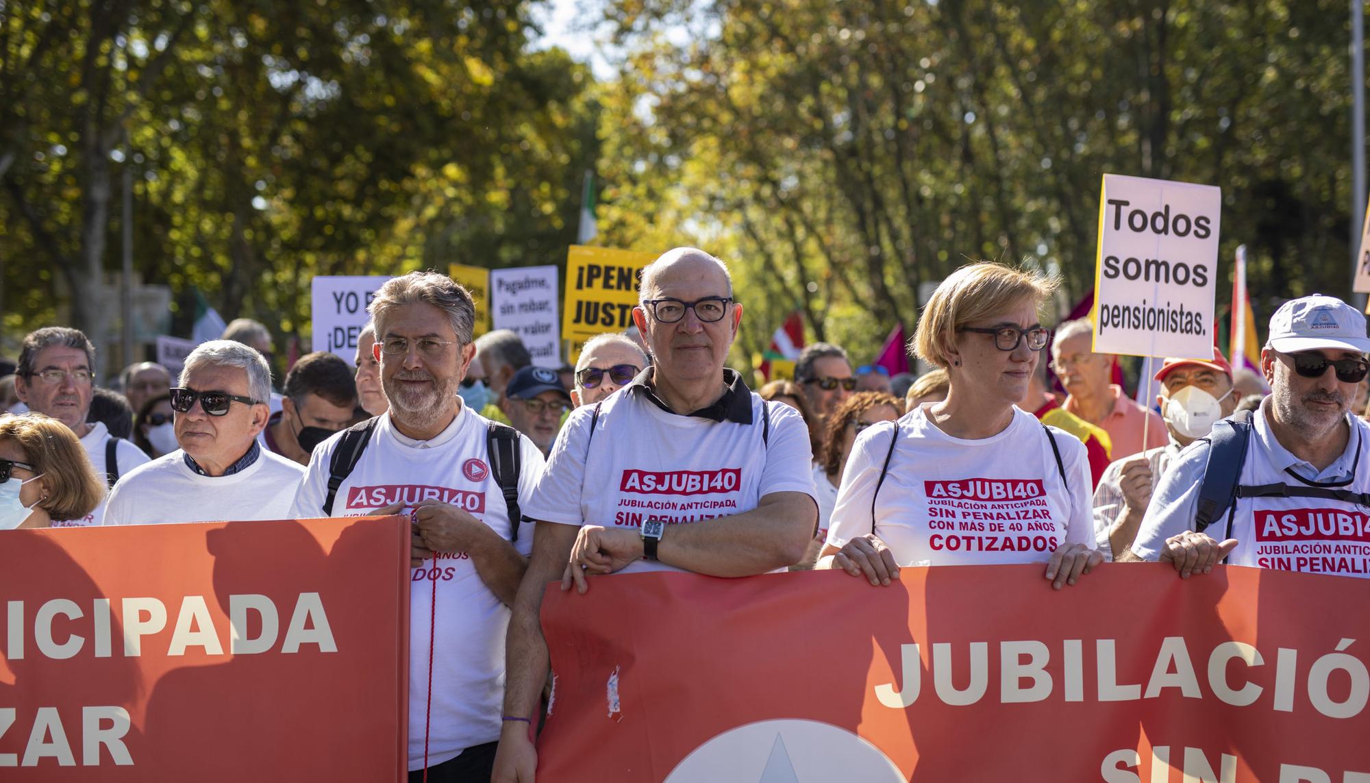 Manifestación subida de pensiones IPC - 1