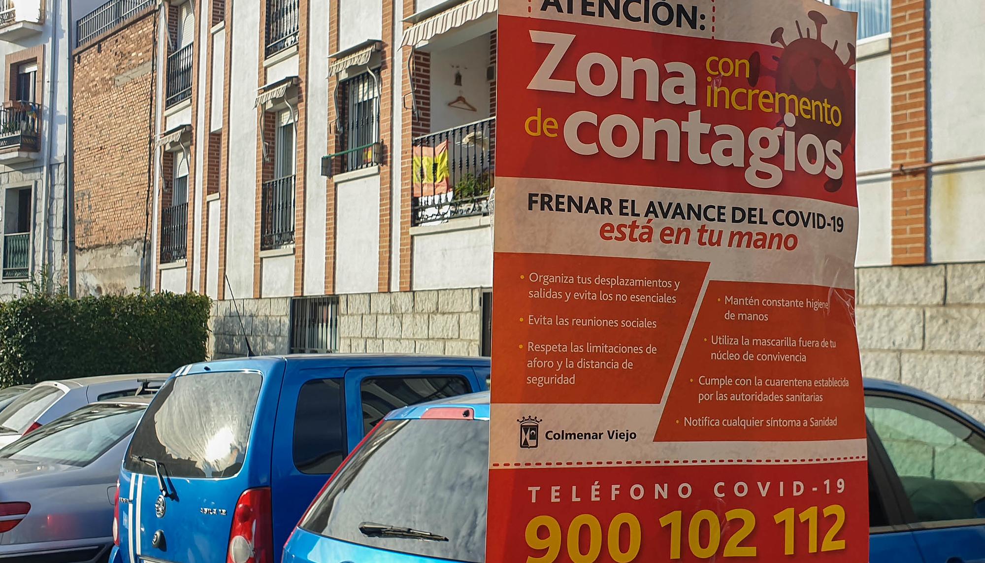 Zona Incremento de contagios