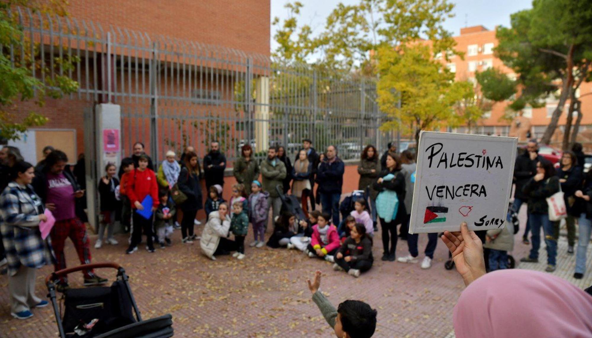 concentración Palestina cole