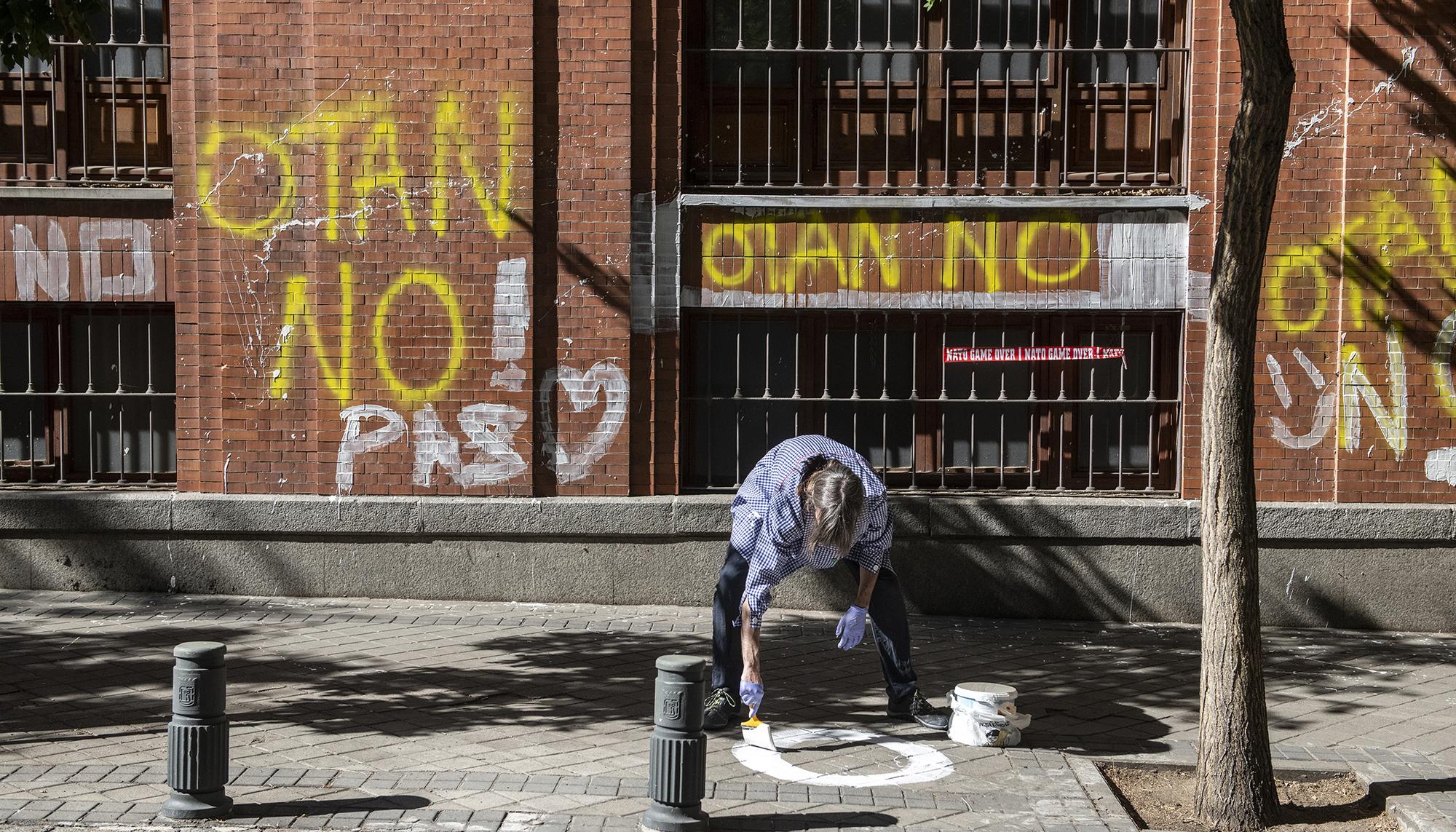 Activistas convierten por unas horas la Escuela de la Guerra del Ejército en una “Escuela de Paz” - 9