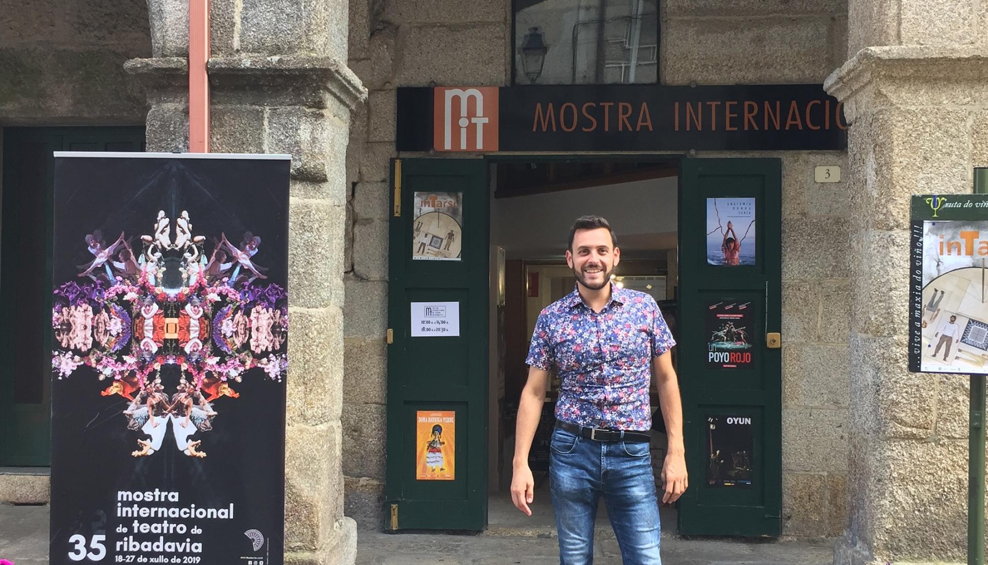 Roberto Pascual, director da Mostra Internacional de Teatro (MIT) de Ribadavia