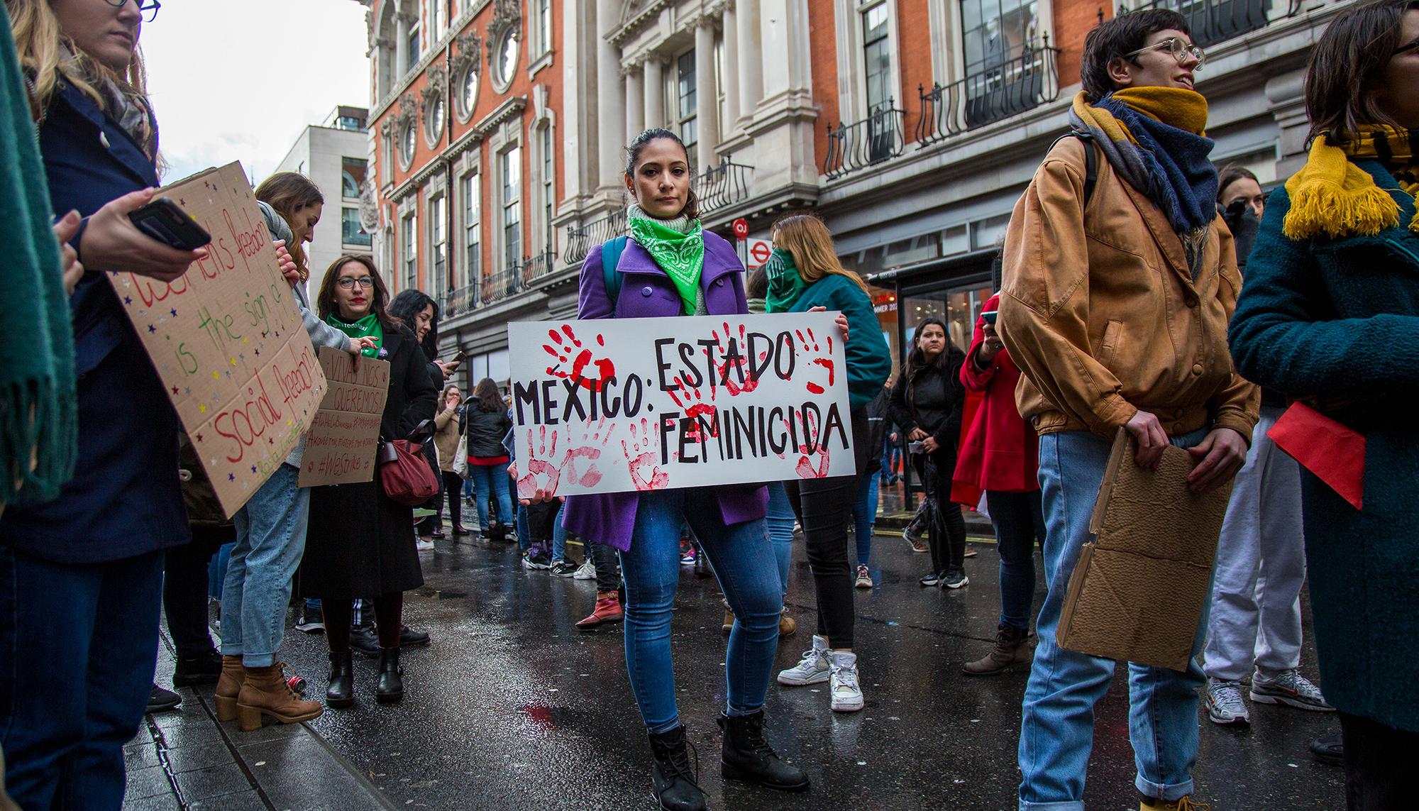 Manifestación del 8 de marzo en Londres 06