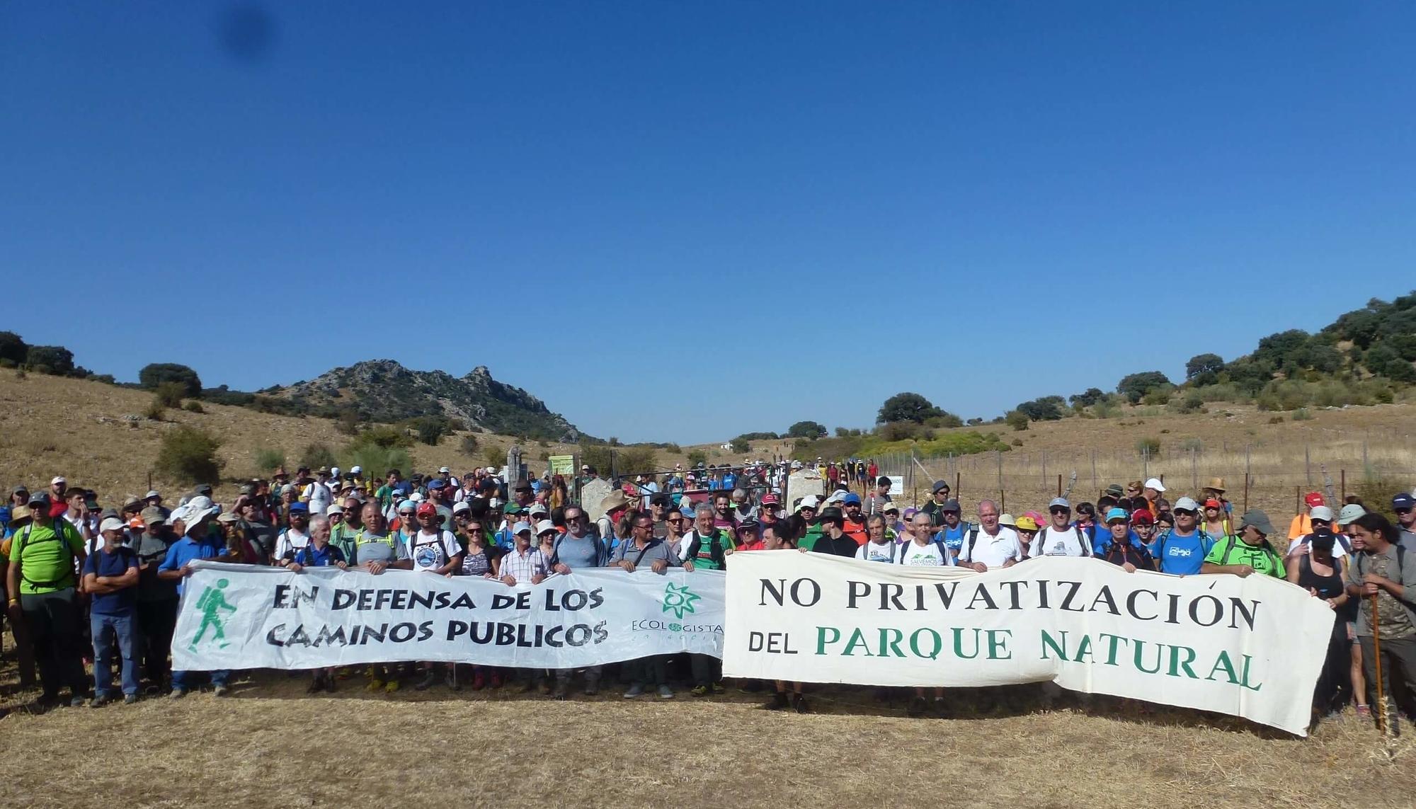 marcha caminos publicos benamahoma