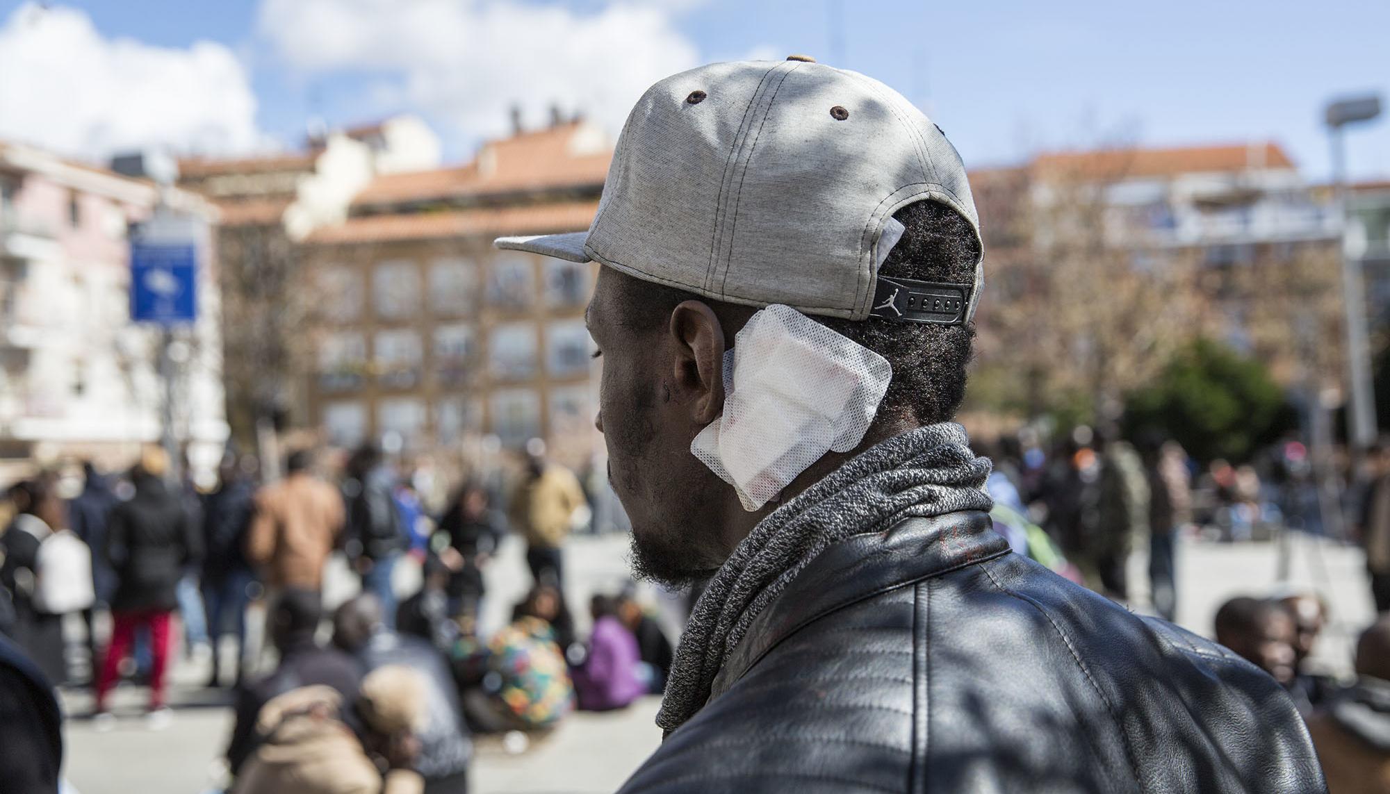 Mame Mbaye protestas cónsul 10