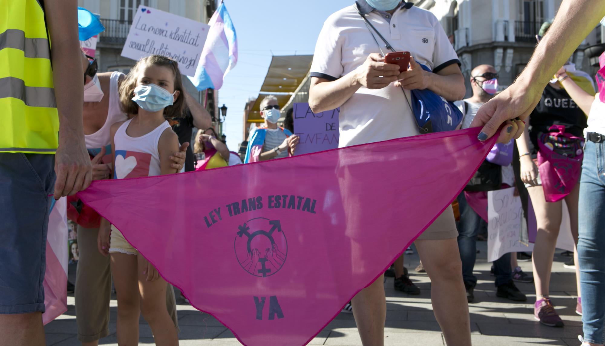 Familias Trans Aliadas se concentran en Sol para pedir una Ley Estatal aaa