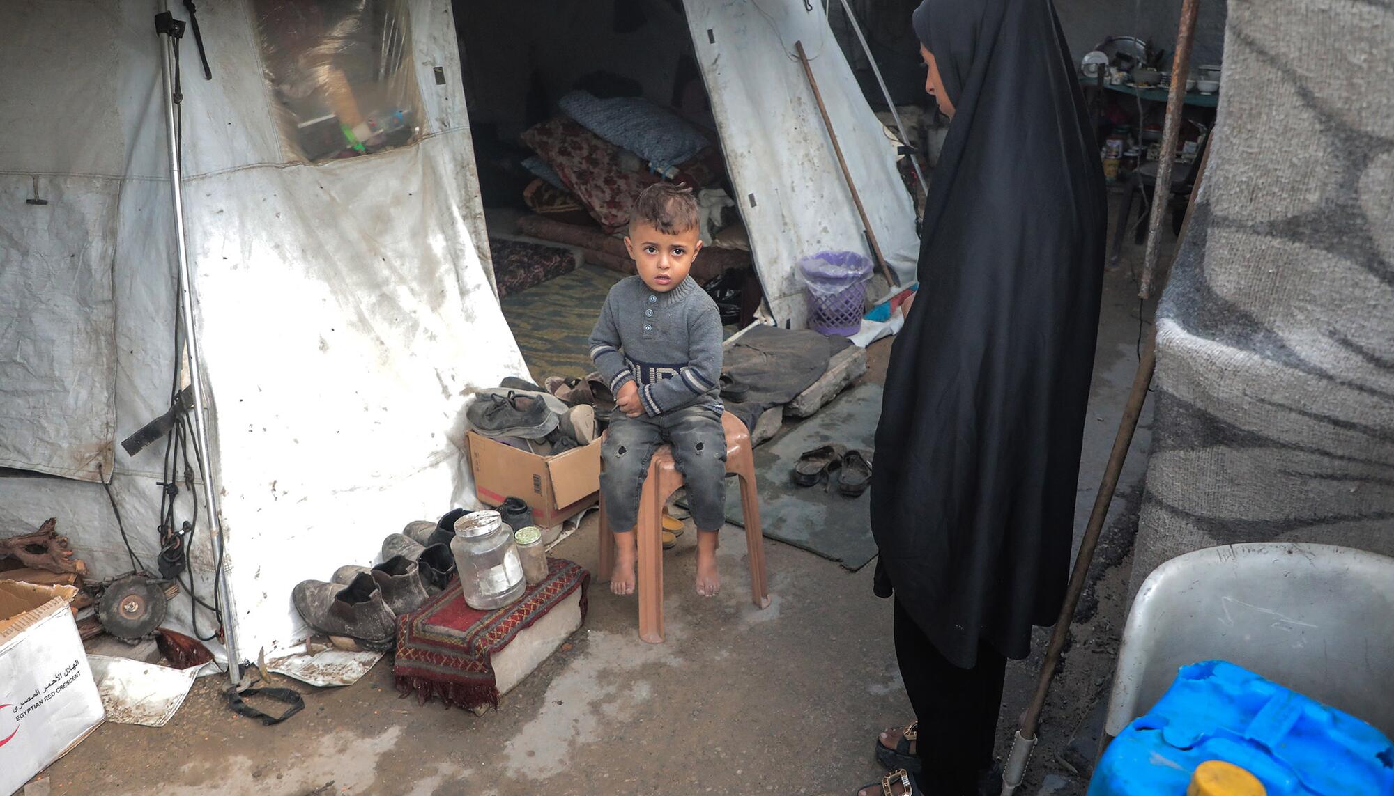 Invierno en Gaza inundaciones  - 5