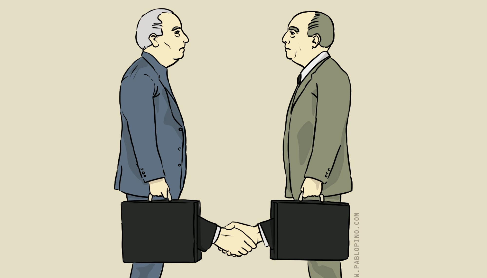 negocios ilustración pablo pino