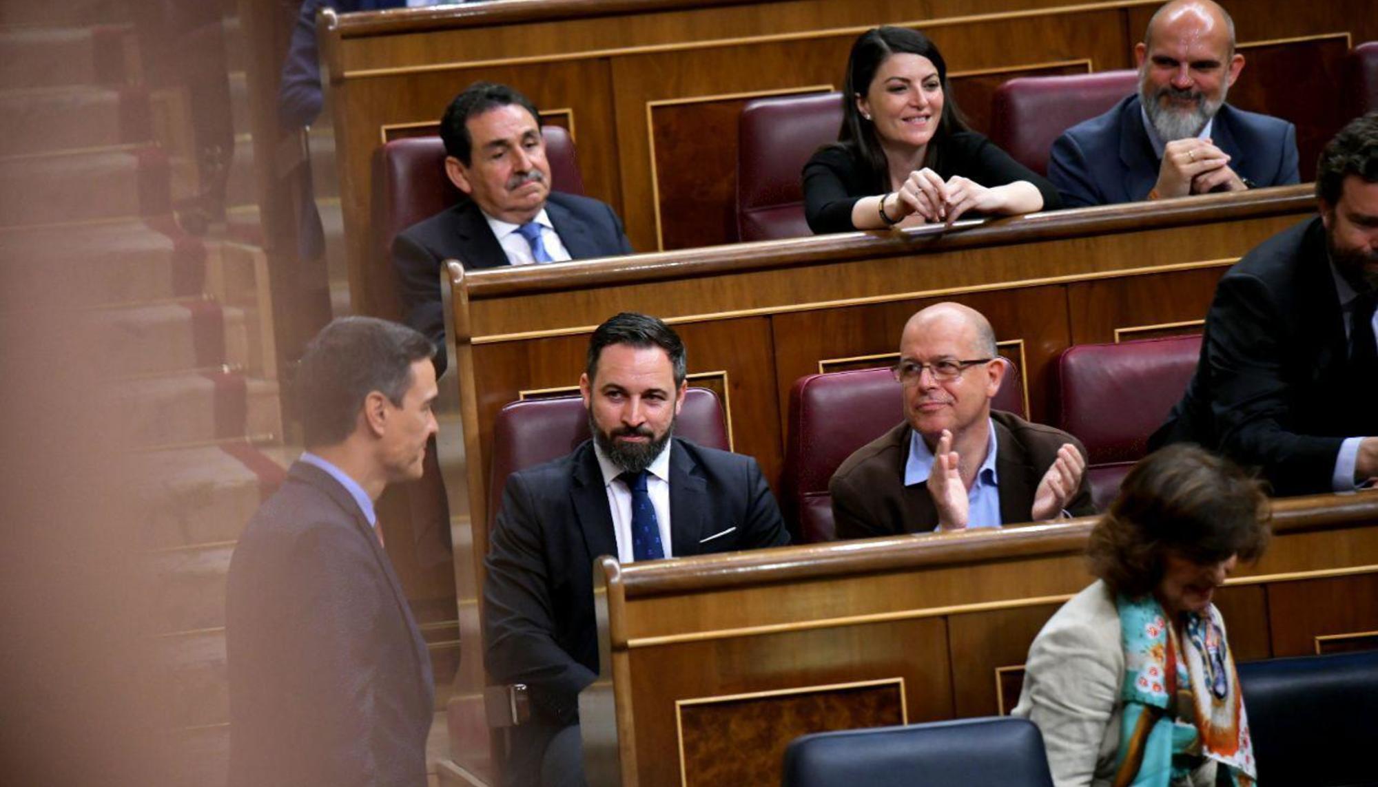 Pedro Sánchez y Santiago Abascal