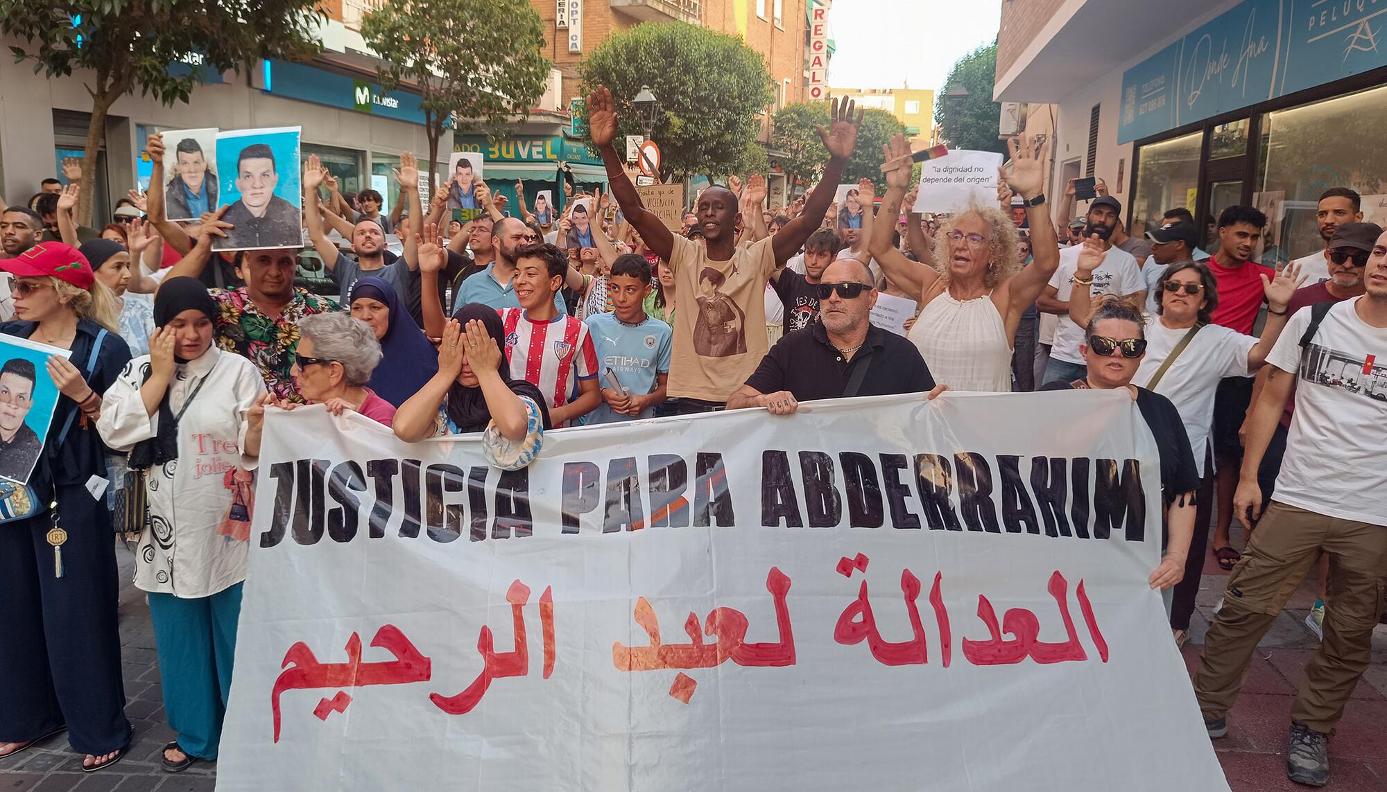 Manifestación por la muerte de Abderrahim en Torrejón - 4