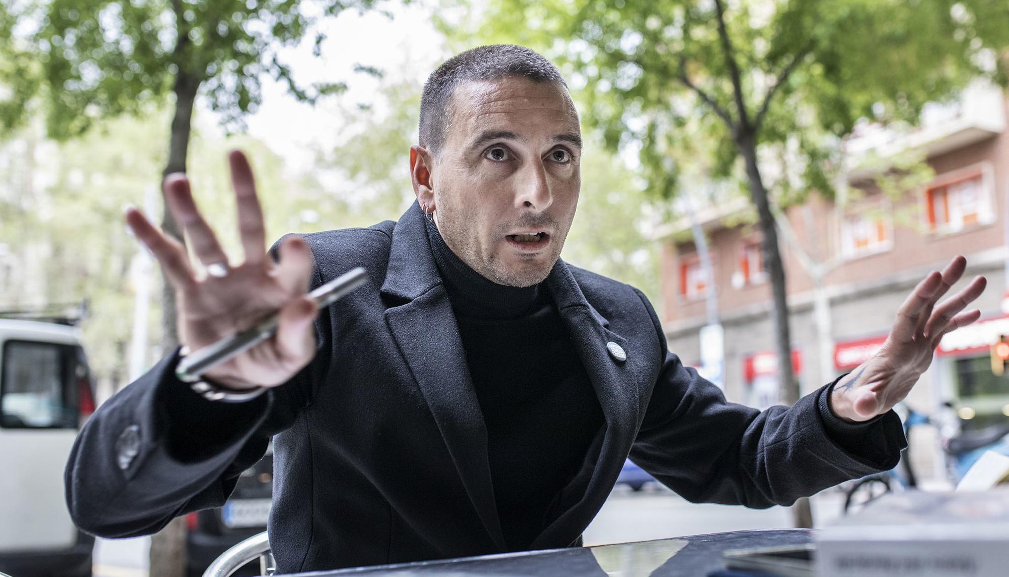Kiko Amat, durante la entrevista