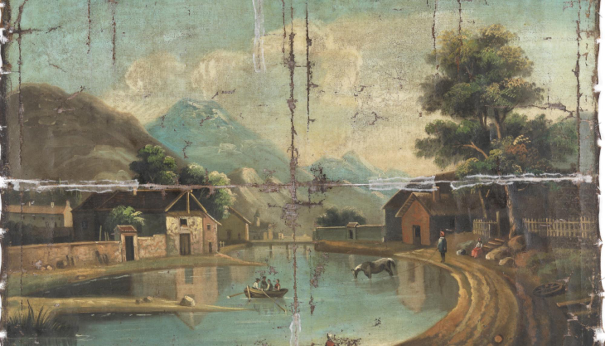 Una de las obras de arte incautadas durante la dictadura que están en los fondos del Museo del Prado