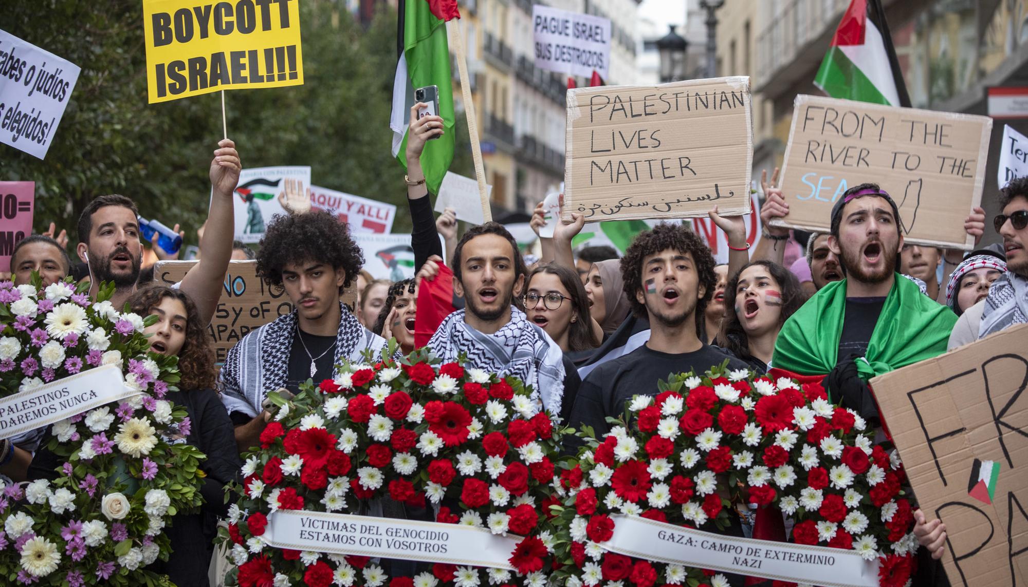 Manifestación Gaza Madrid Atocha - 2