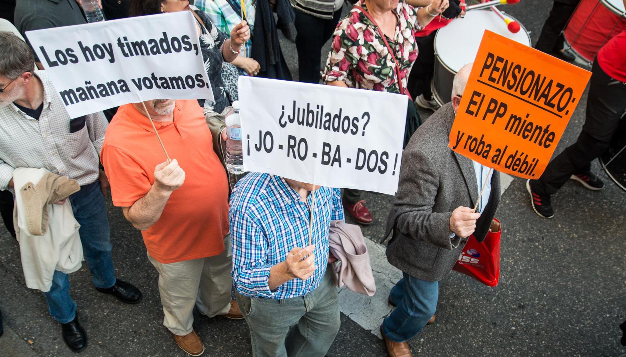 Pensionistas manifestación