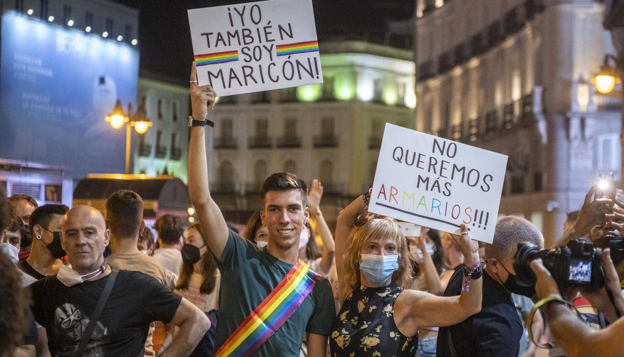 Que una mentira no calle tu verdad. Concentración en Madrid contra las agresiones homófobas. - 13