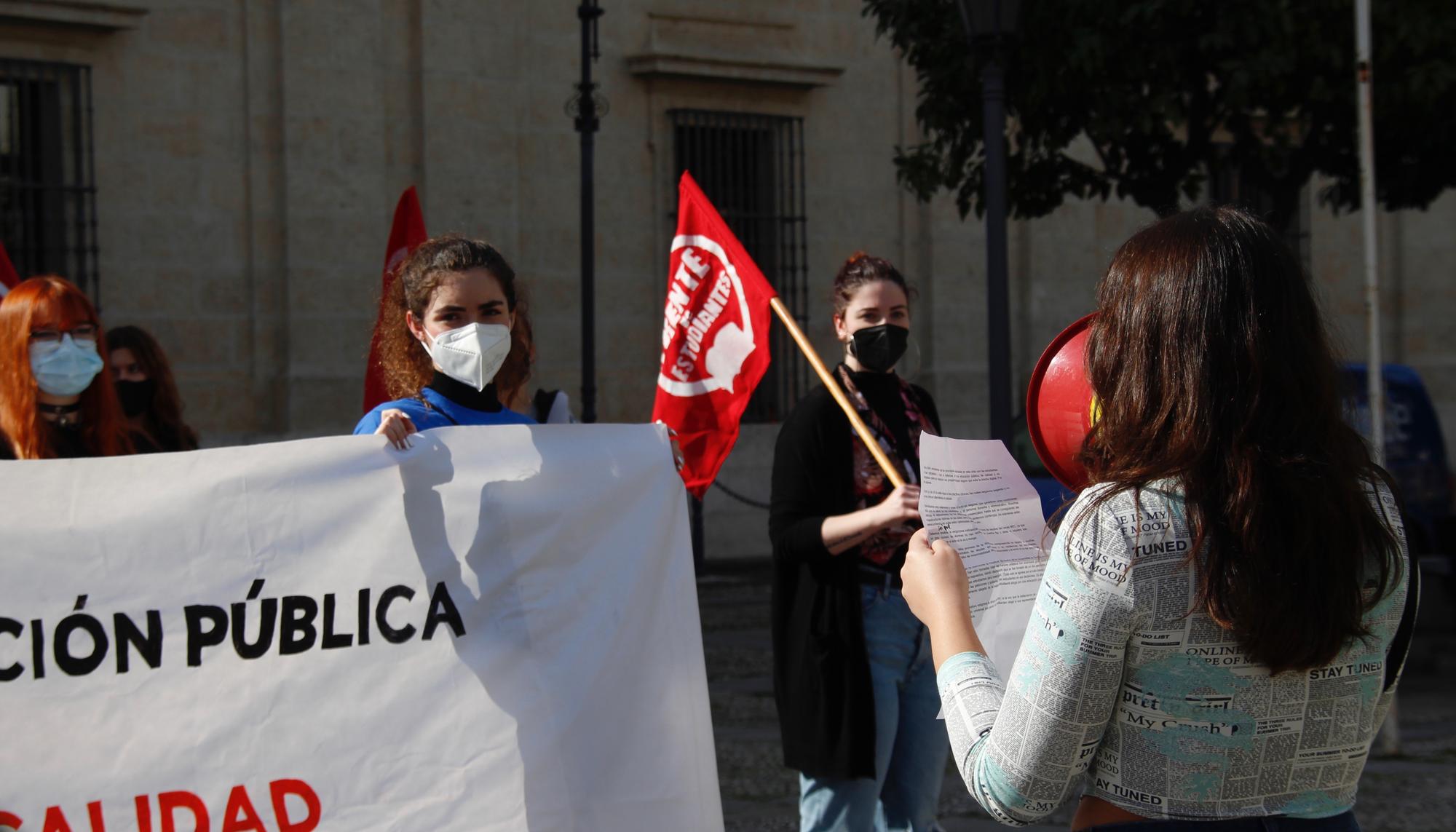 Concentración estudiantes rectorado 3