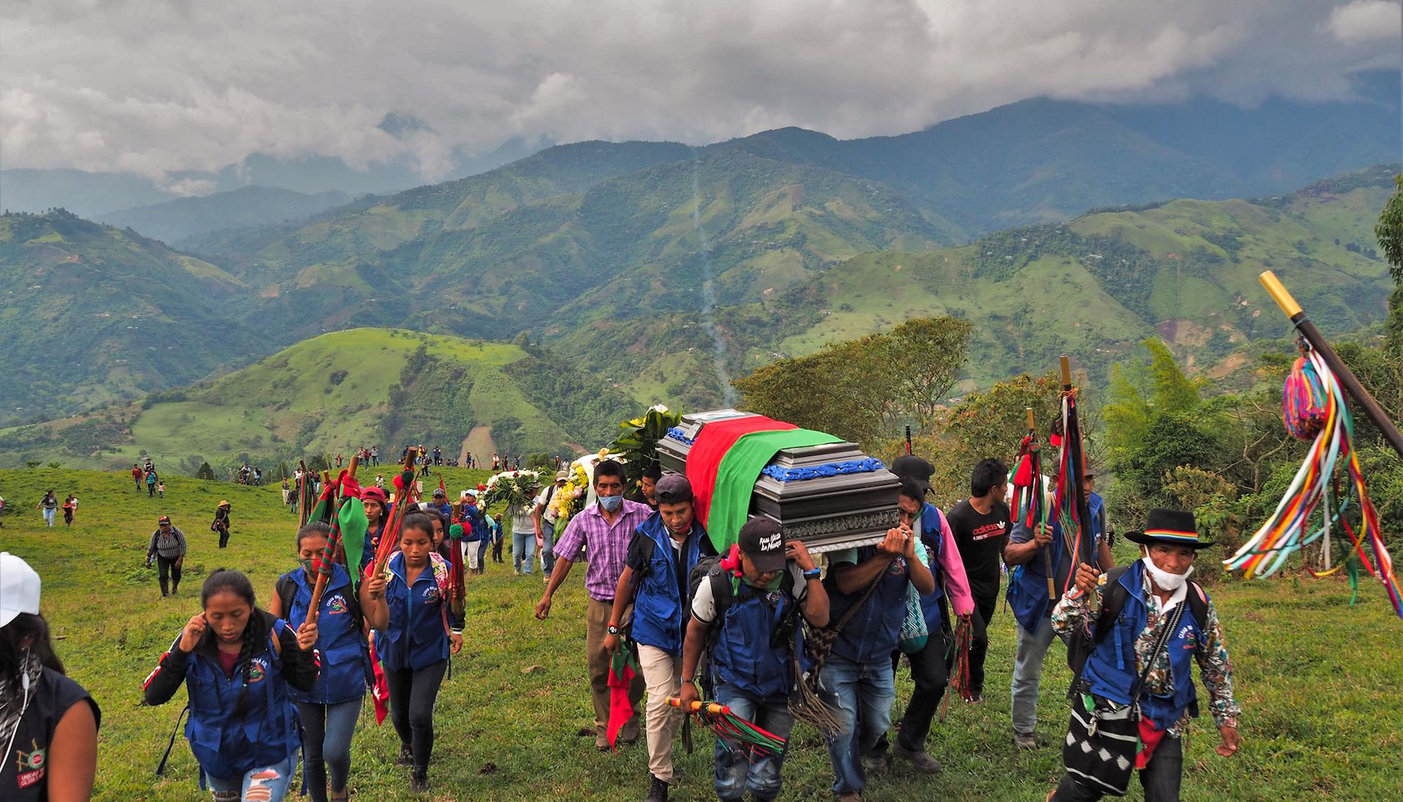 Entierro Abelardo Activista Cauca - 5