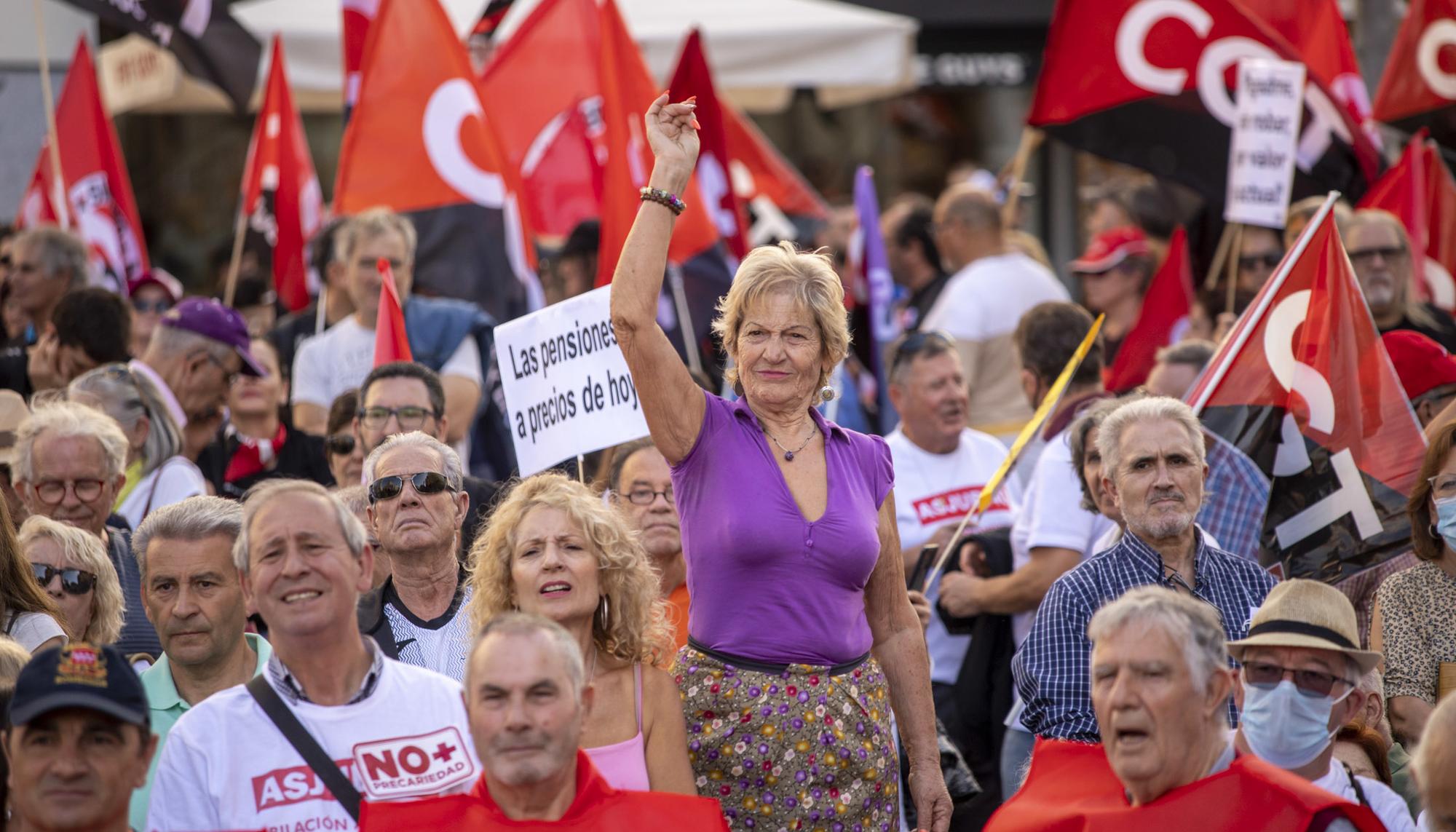 Manifestación subida de pensiones IPC - 10